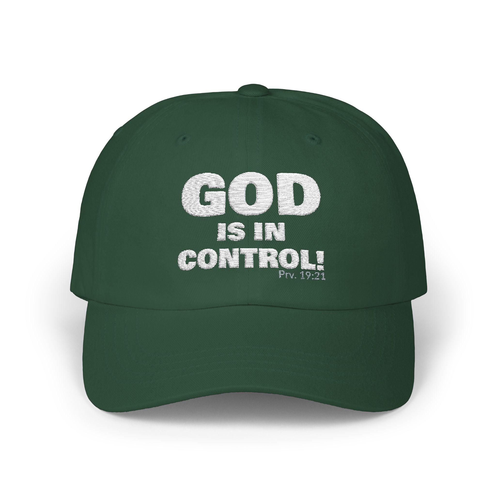 GOD IS IN CONTROL! | Cap | (white text)