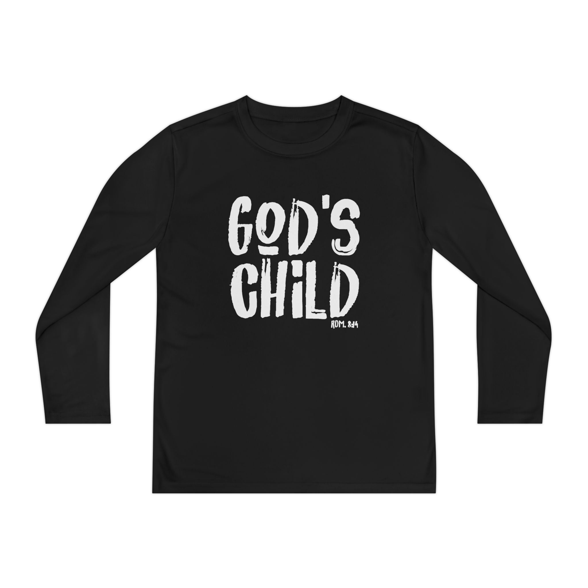 GOD'S CHILD! Collection | Youth Long Sleeve Tee | (Romans 8:14)