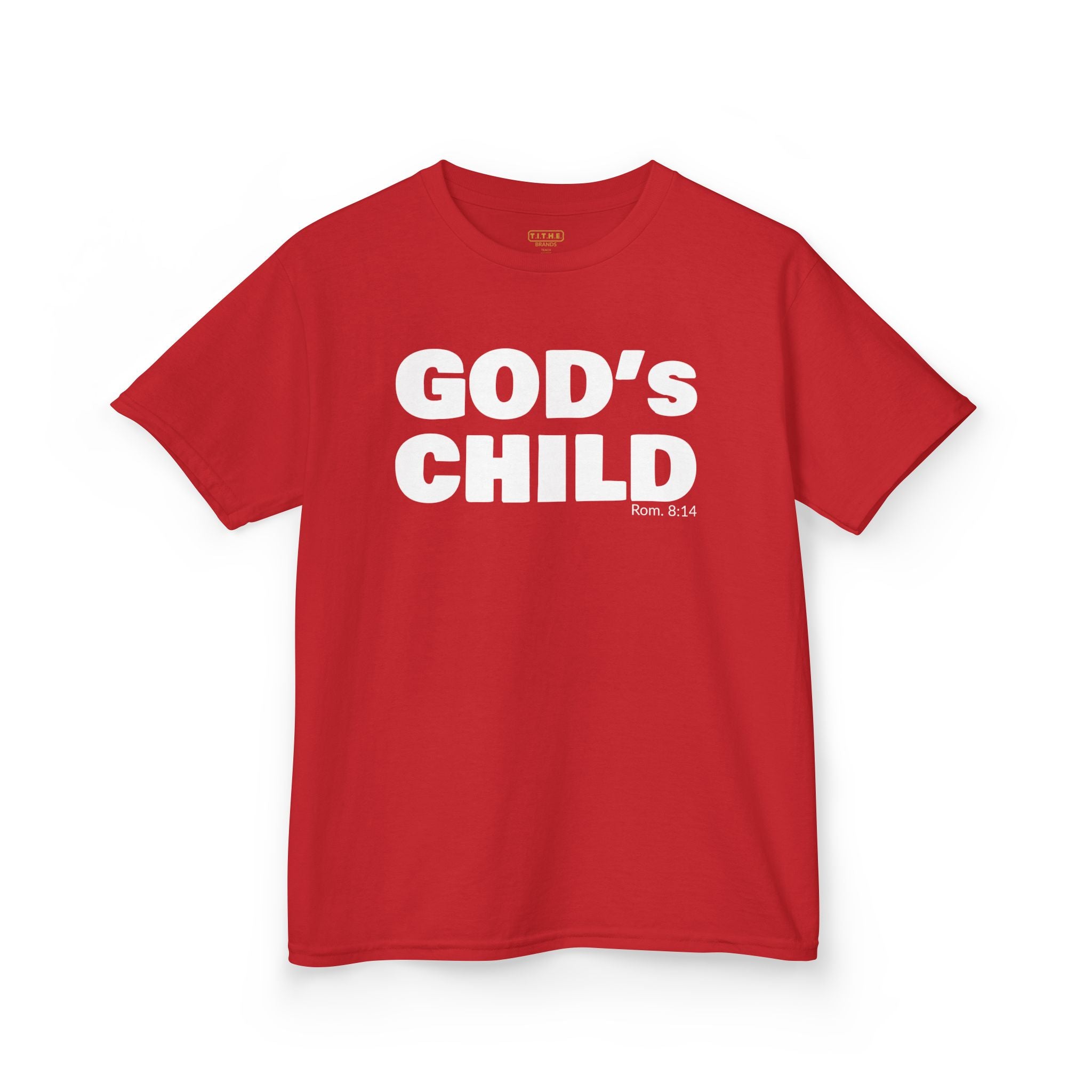 GOD'S CHILD! Collection |  Inspirational Youth Tee-Shirt | (Romans 8:14)