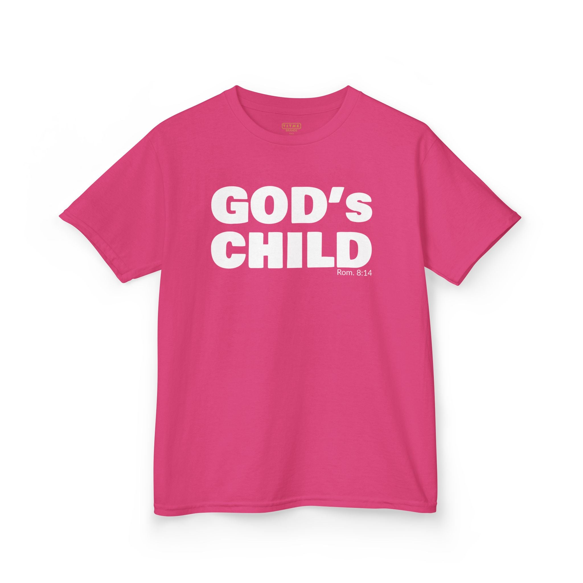 GOD'S CHILD! Collection | Inspirational Youth Tee-Shirt | (Romans 8:14)