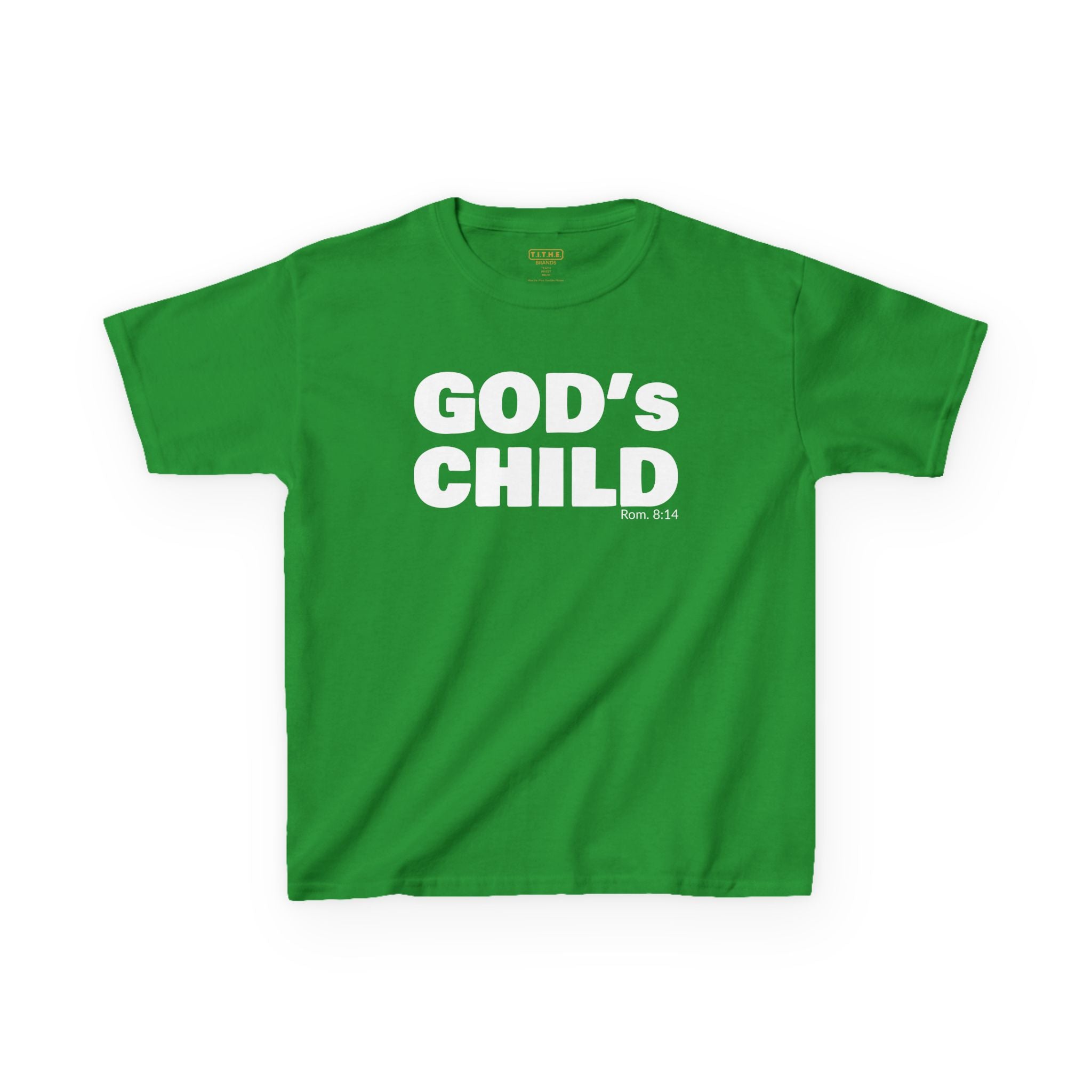 GOD'S CHILD! Collection | Inspirational Youth Tee-Shirt | (Romans 8:14)