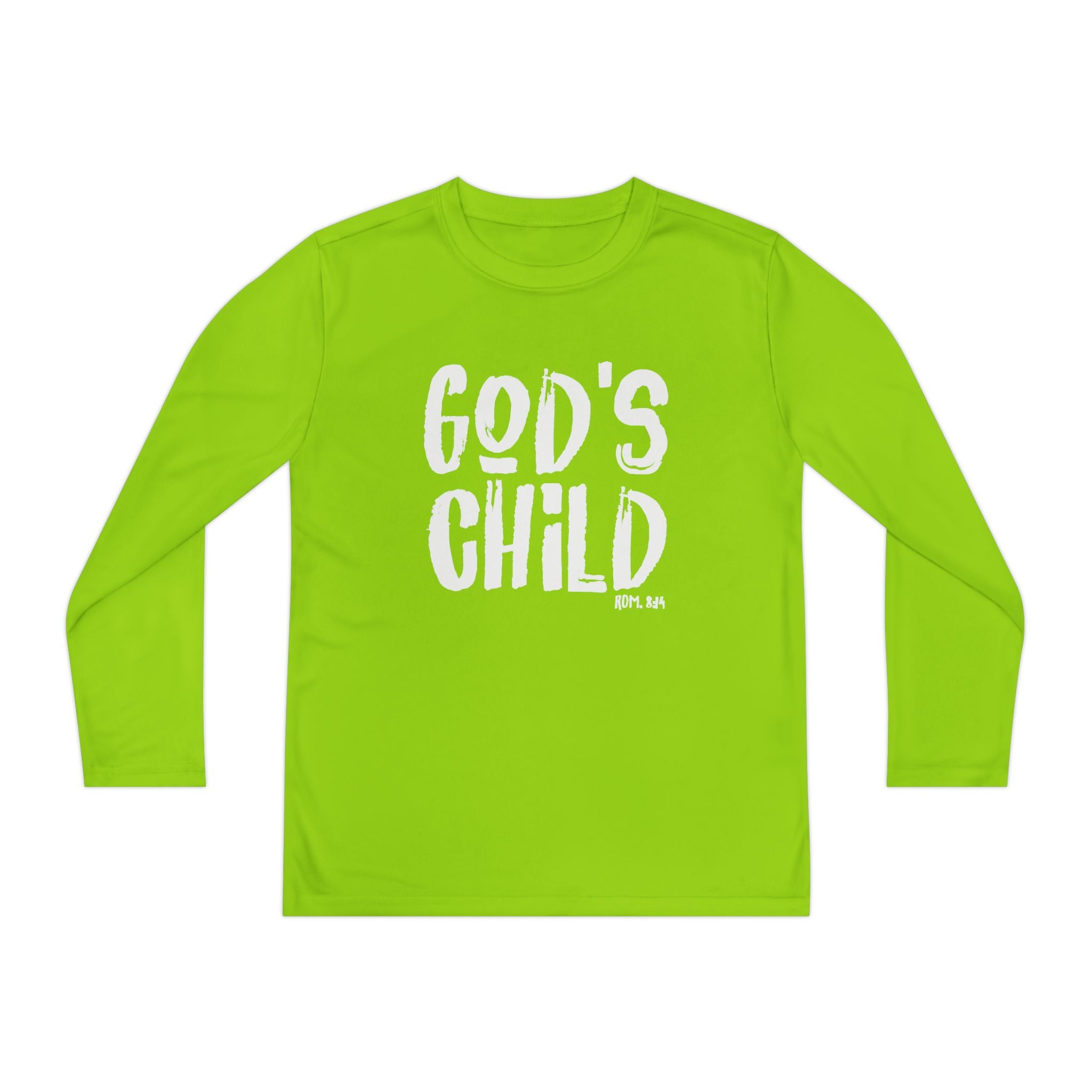 GOD'S CHILD! Collection | Youth Long Sleeve Tee | (Romans 8:14)