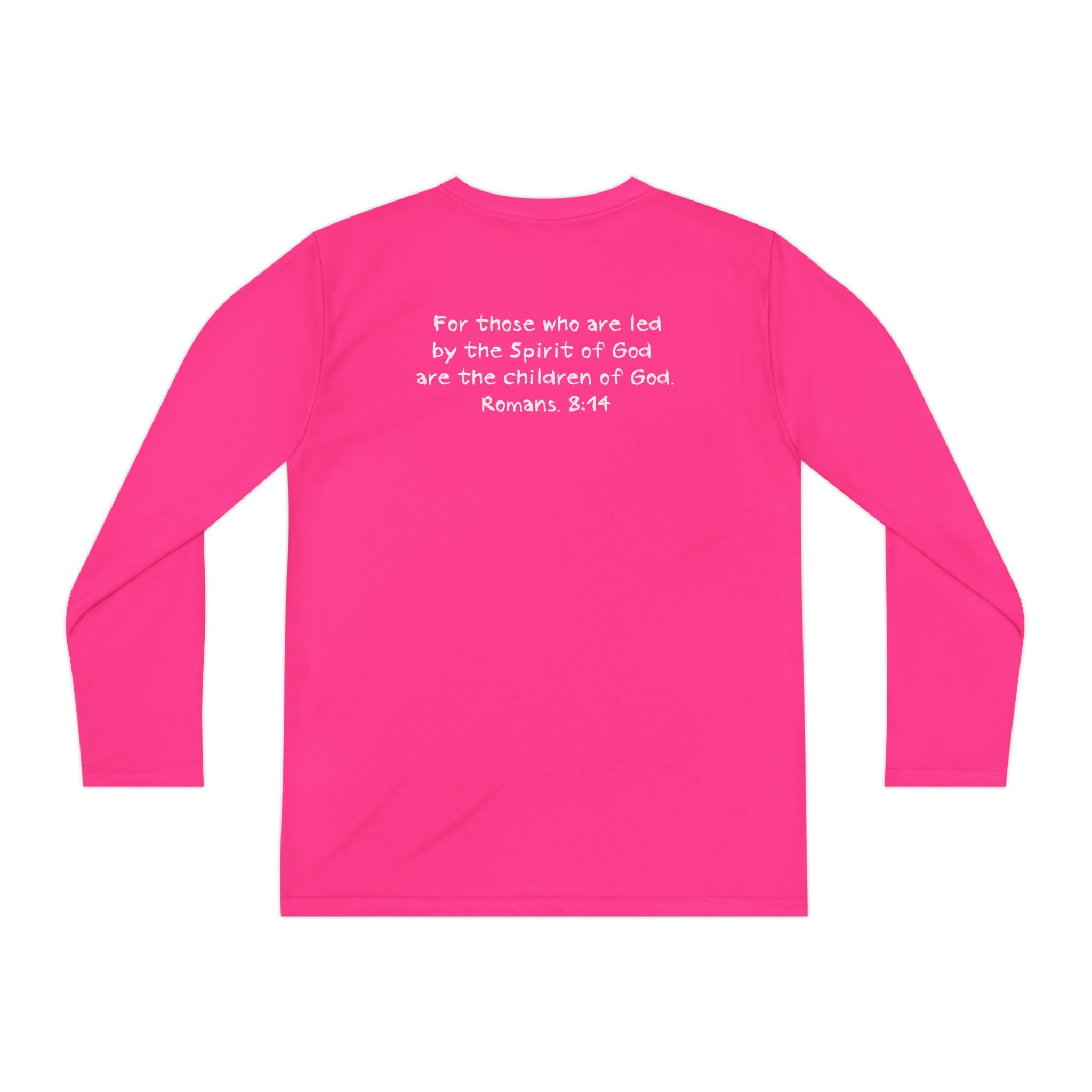GOD'S CHILD! Collection | Youth Long Sleeve Tee | (Romans 8:14) - Pastel