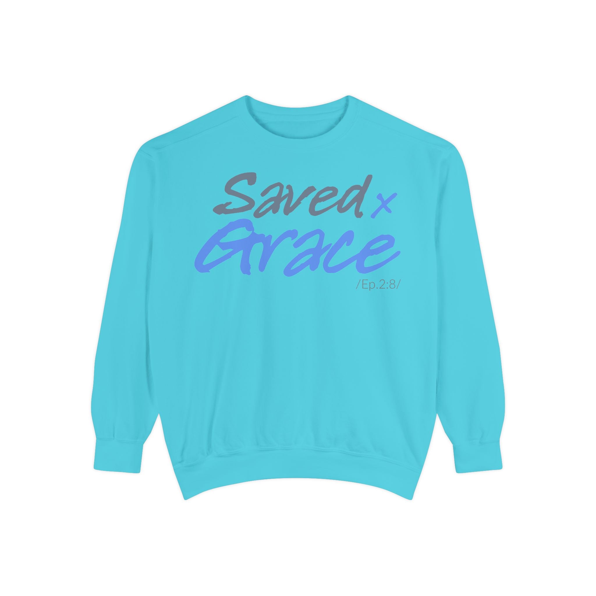 SAVED x GRACE Faithware Collection Unisex Sweatshirt | (Ephesians 2:8)
