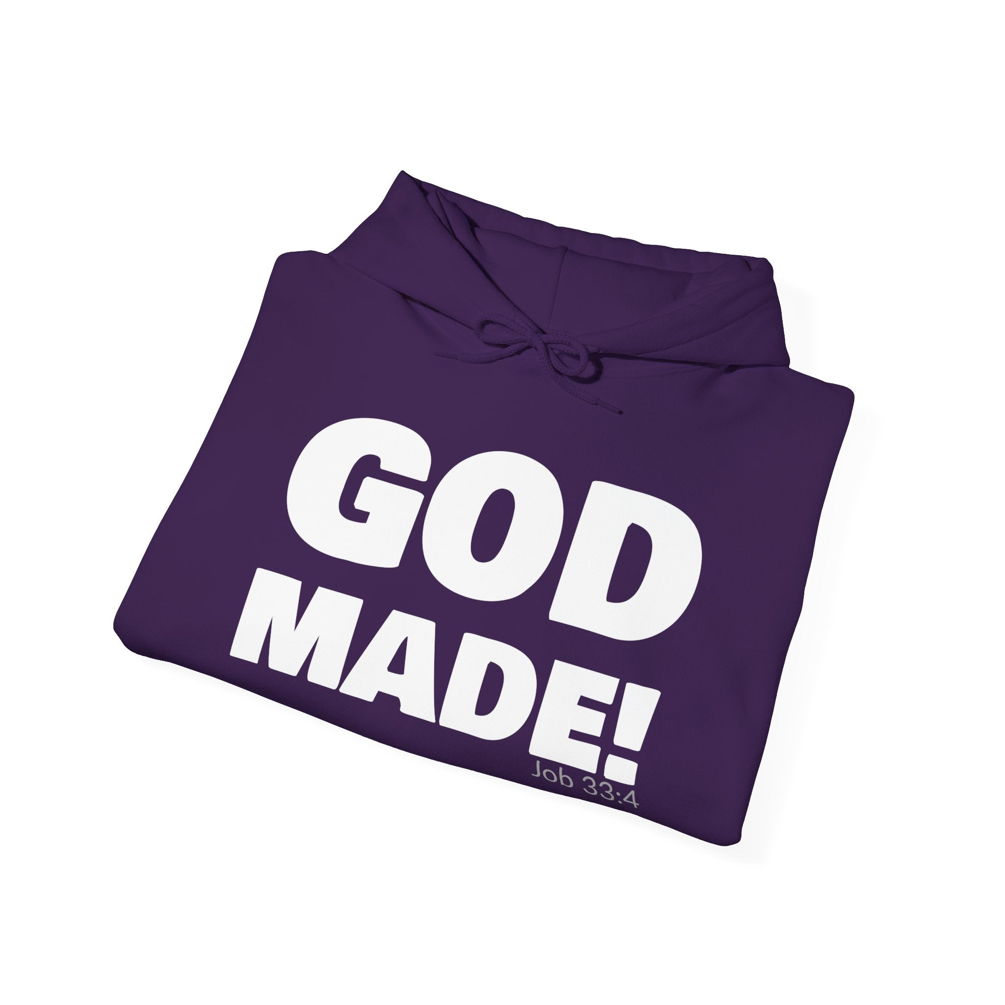 GOD MADE! Collection | Hoodie | (Job 33:4)