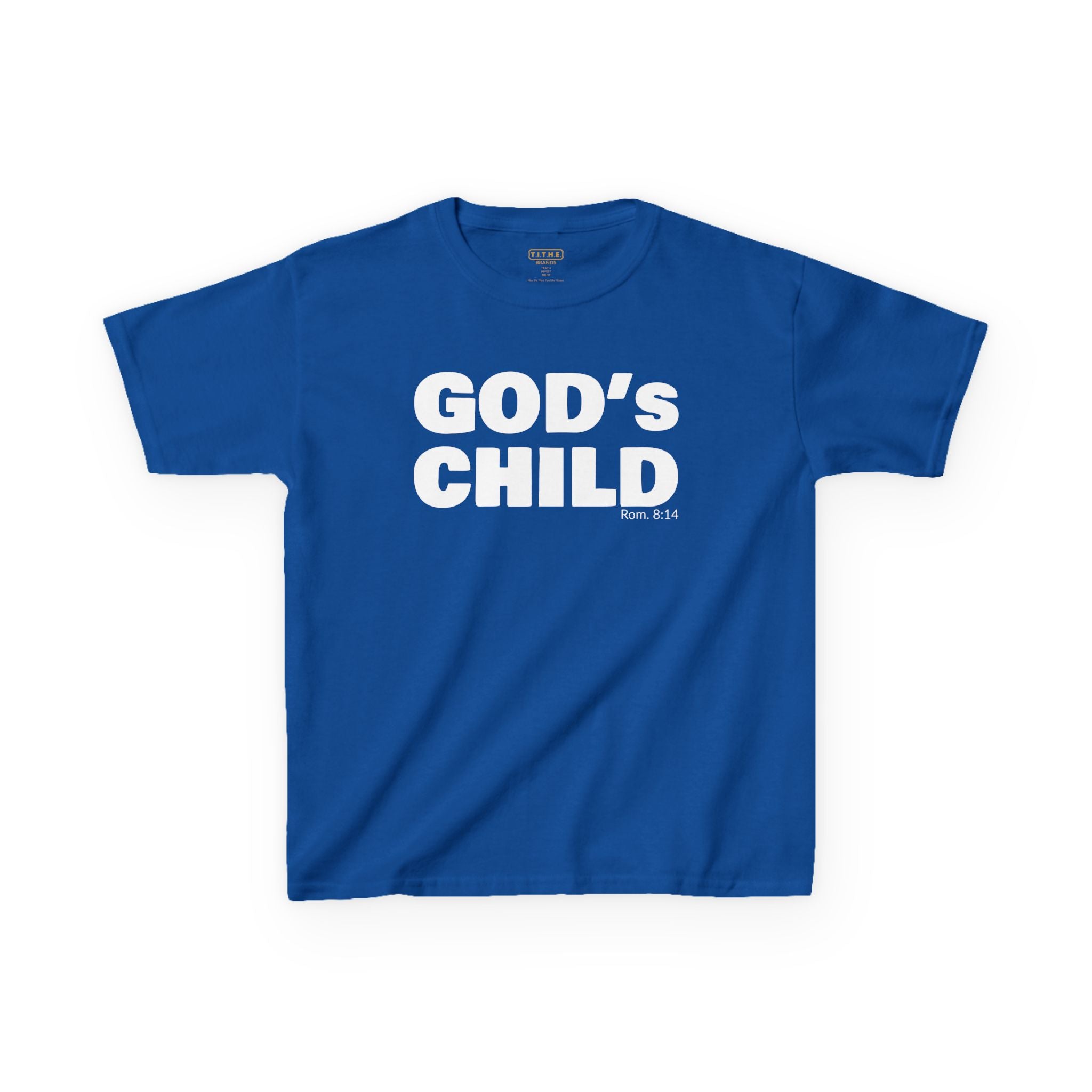 GOD'S CHILD! Collection | Inspirational Youth Tee-Shirt | (Romans 8:14)