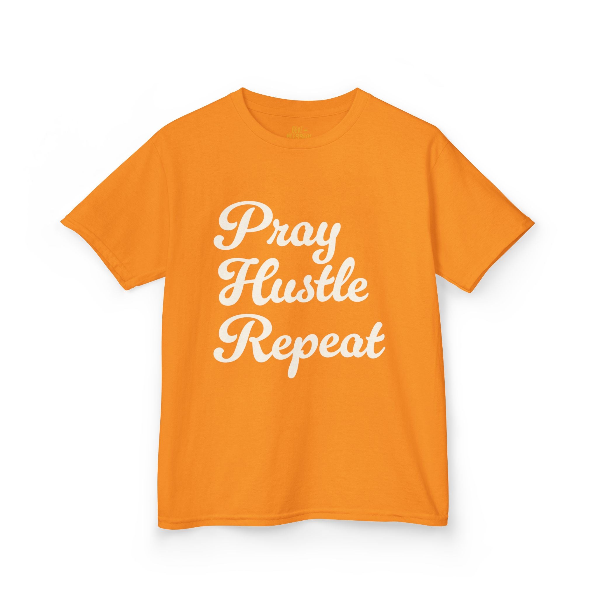 Pray Hustle Repeat | Kids Tee | Gen-BLESSED! Kidswear Collection
