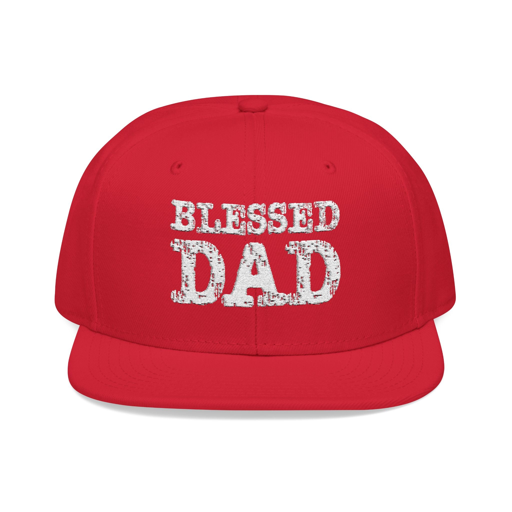 BLESSED DAD | Snapback Hat | Embroidered Cap for Father's Day, Gift for Dads, Trendy Father's Day Gift, Casual Everyday Wear