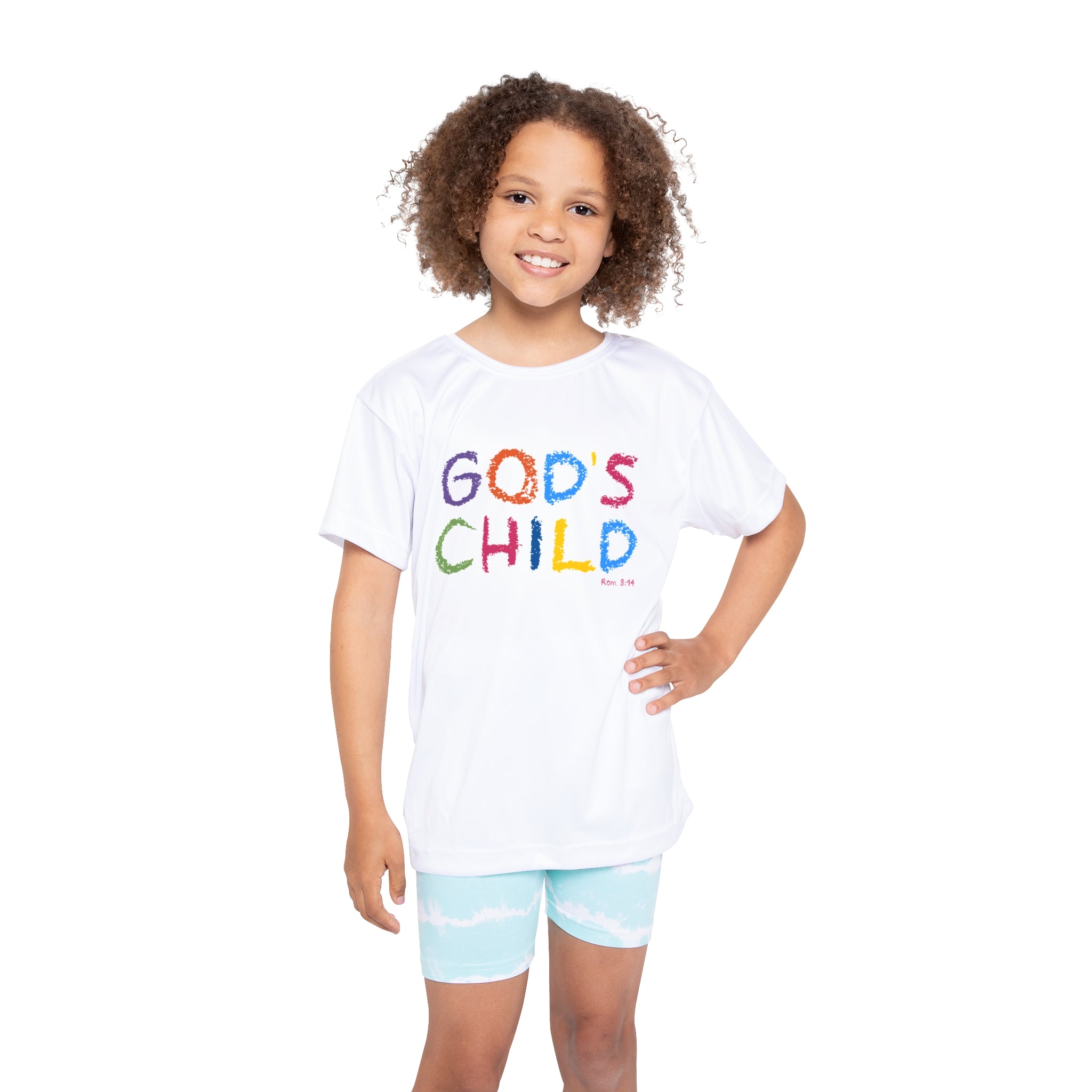 'GOD'S CHILD!' Inspirational Activewear Tee