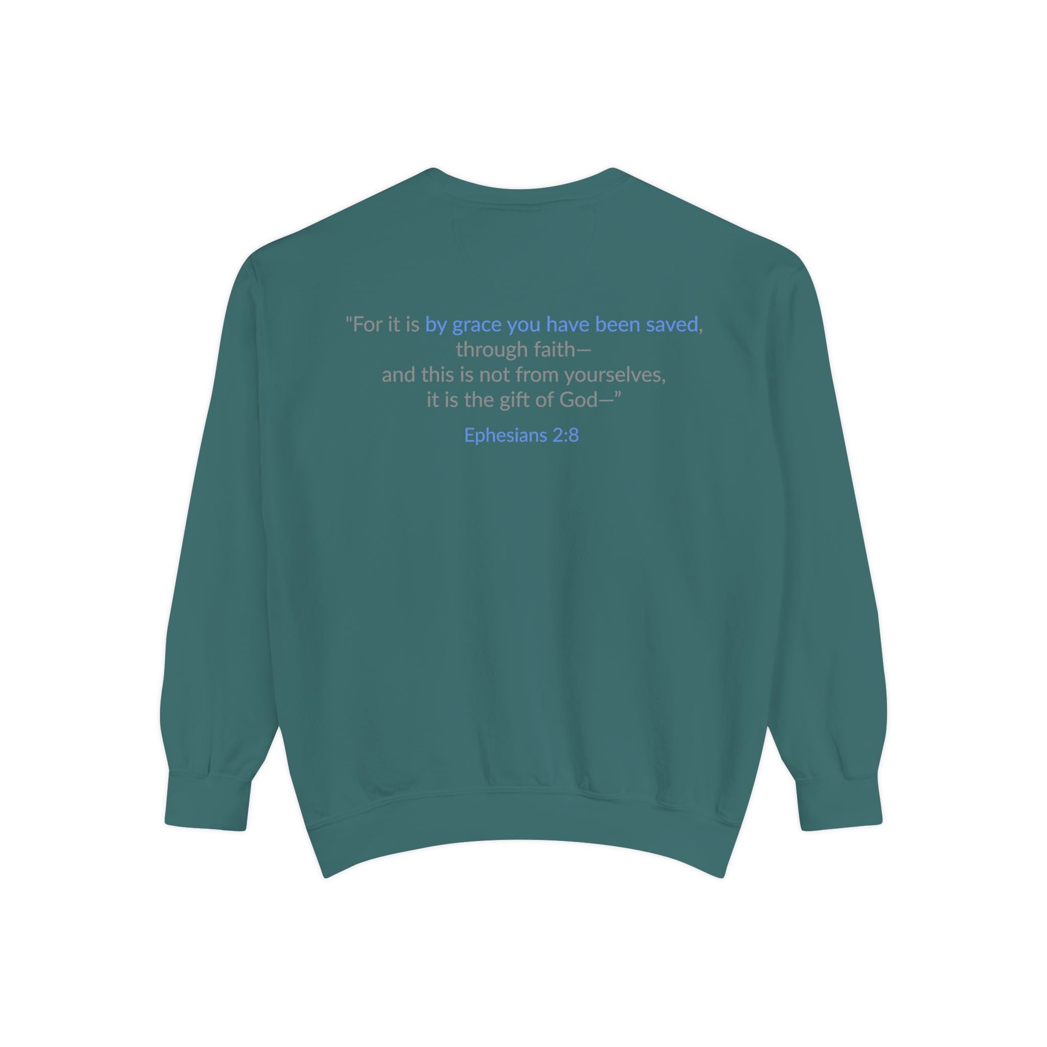 SAVED x GRACE Faithware Collection Unisex Sweatshirt | (Ephesians 2:8)