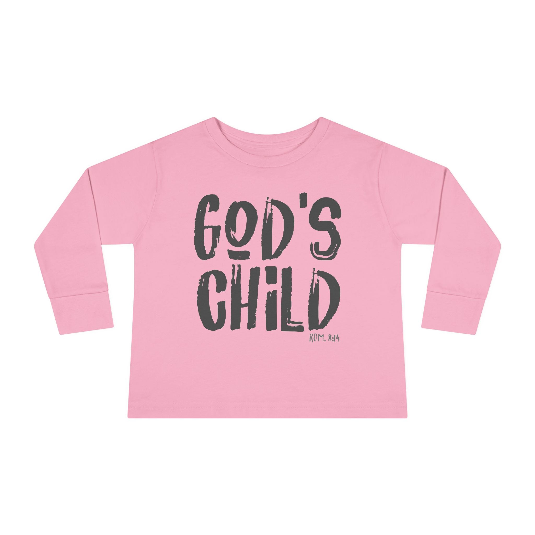 God's Child | Toddler Long Sleeve Tee — Rom. 8:14