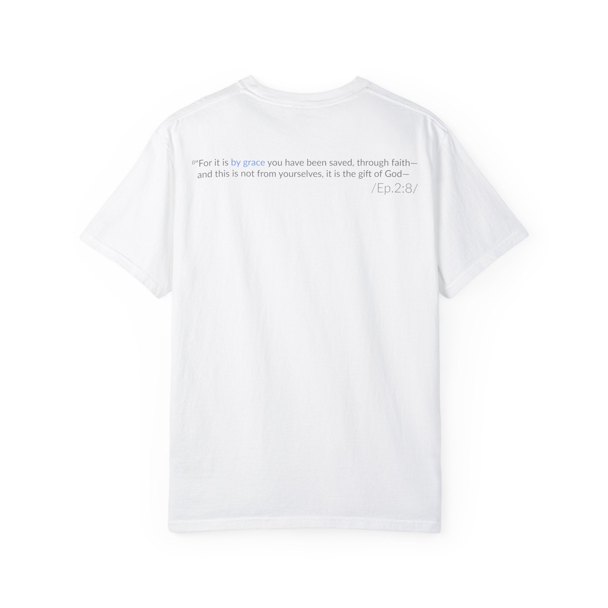 SAVED x GRACE Faithware Collection Unisex T-shirt | (Ephesians 2:8)