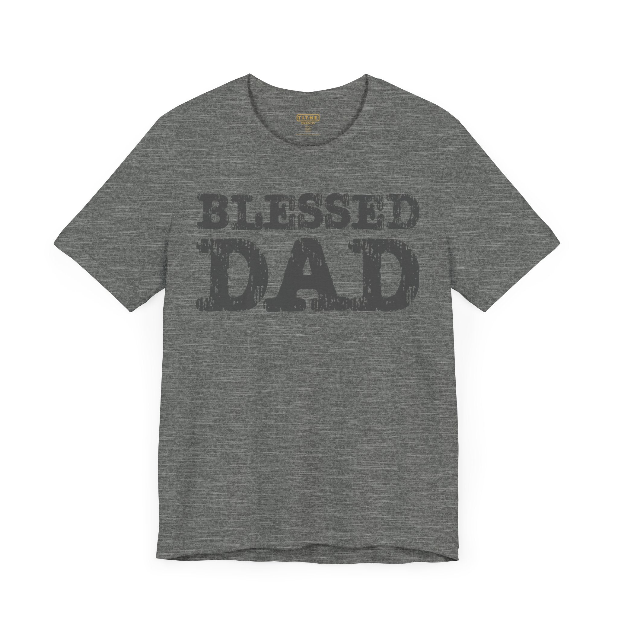 Blessed Dad Unisex Tee, Father's Day Gift, Dad Birthday Shirt, Casual Wear for Dads, Family Reunion Apparel, Comfortable T-Shirt