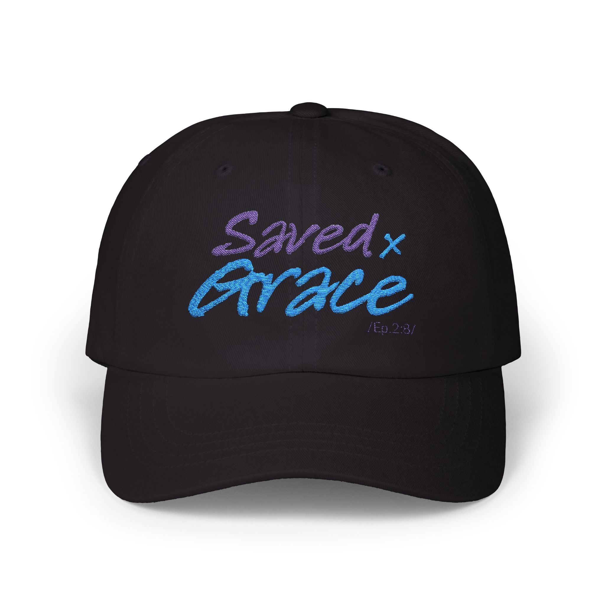 SAVED x GRACE faithware collection Woman's Cap | (Eph. 2:8) - Embroidered