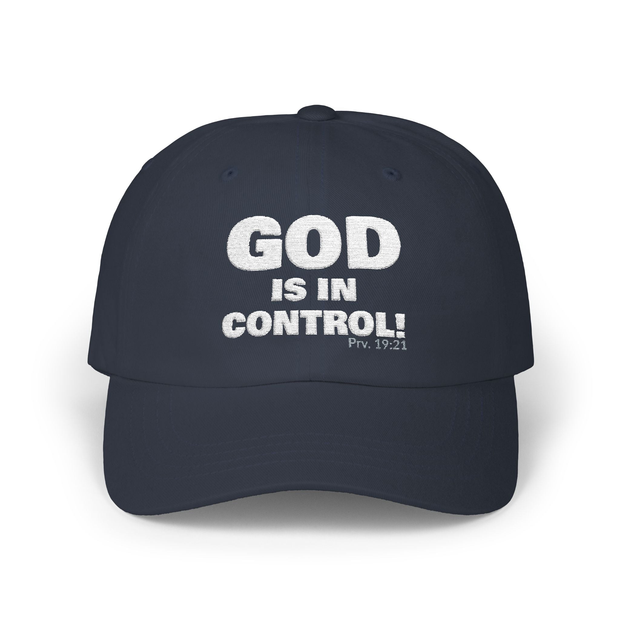 GOD IS IN CONTROL! | Cap | (white text)