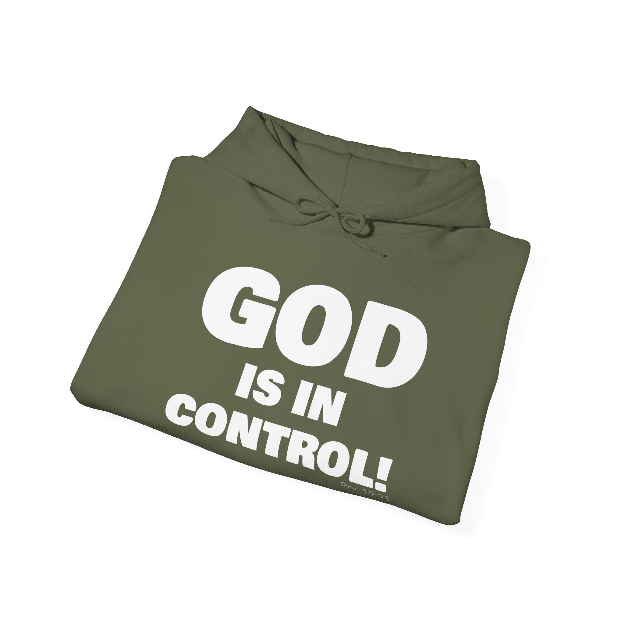 GOD IS IN CONTROL! | Hoodie | (Proverbs 19:21)