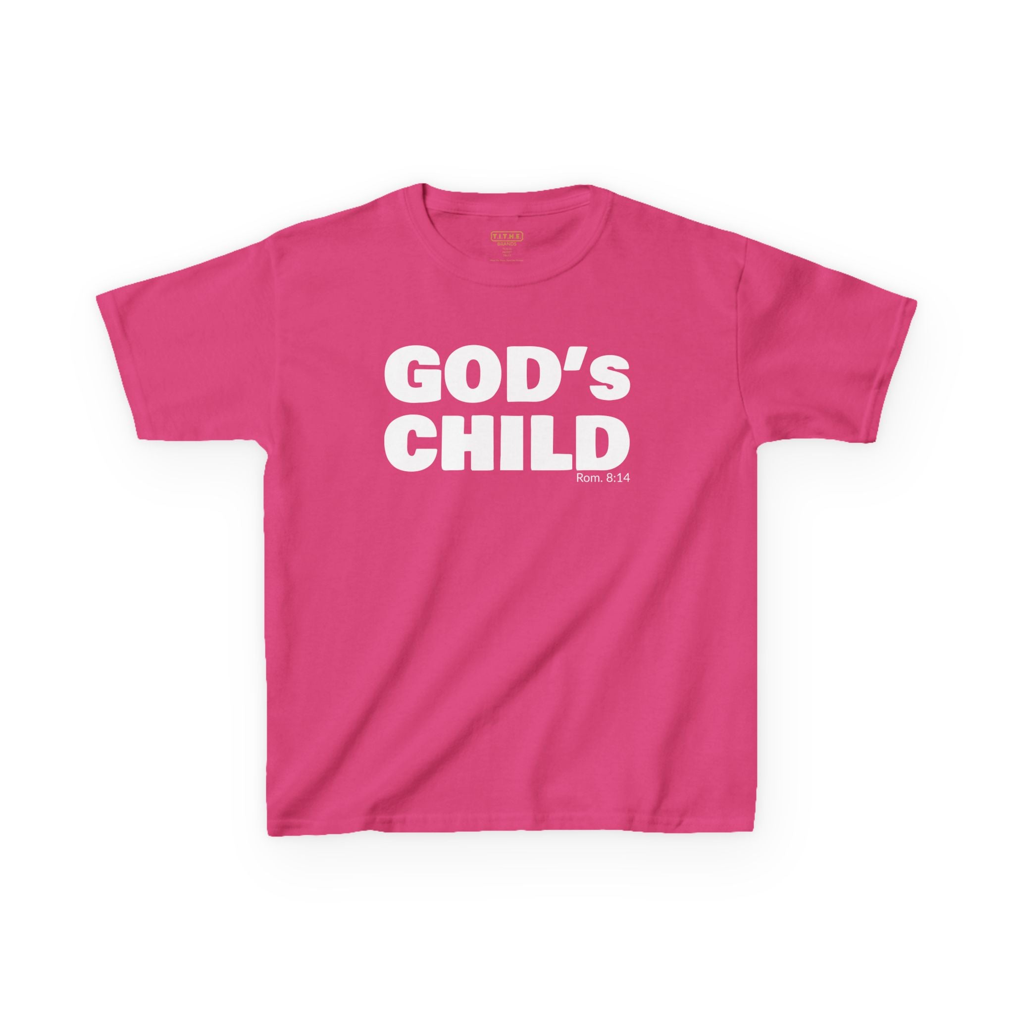 GOD'S CHILD! Collection | Inspirational Youth Tee-Shirt | (Romans 8:14)