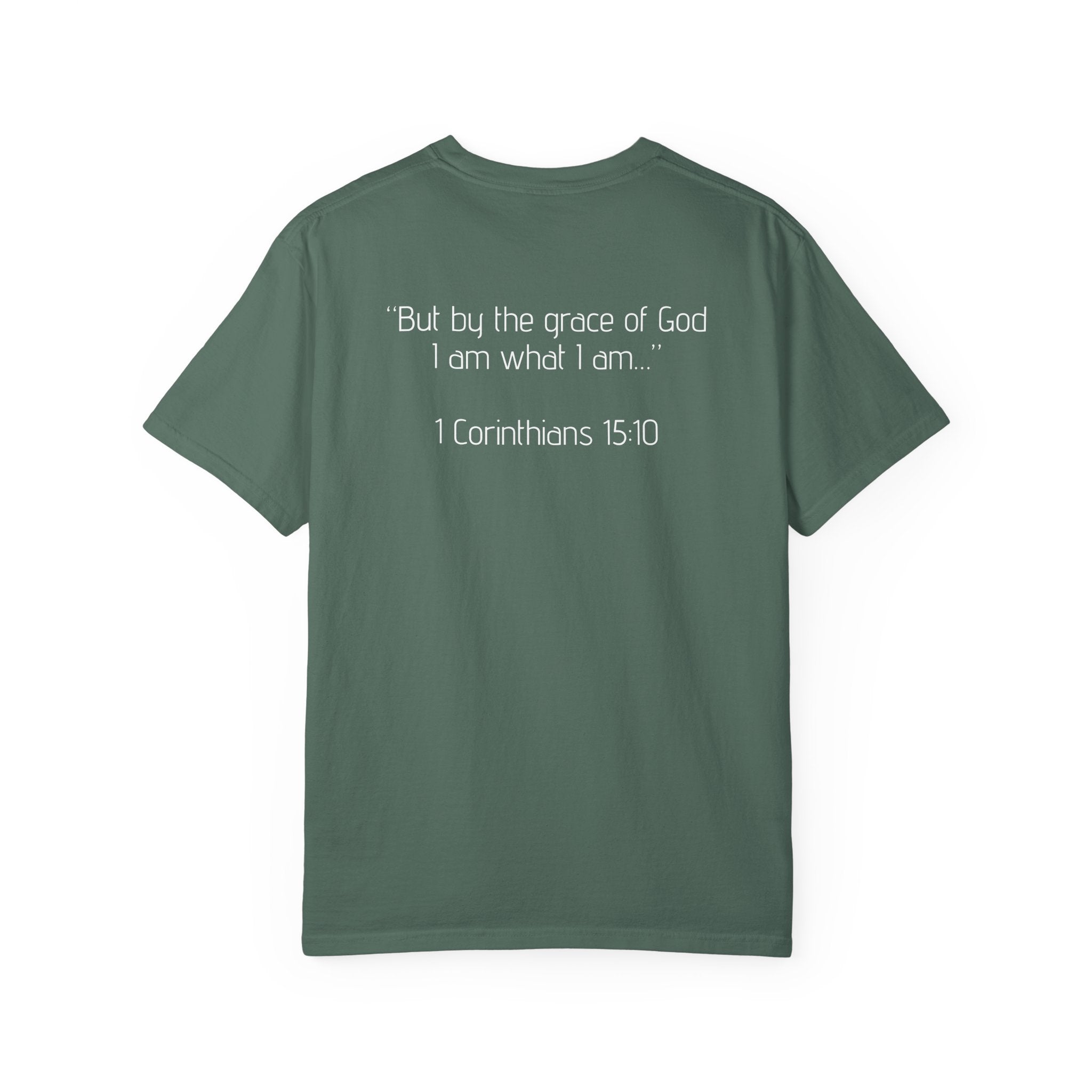ONLY GOD T-Shirt – “God Is the Only Reason I Made It This Far” | Heavyweight Unisex Tee | 1 Corinthians 15:10 (NIV)