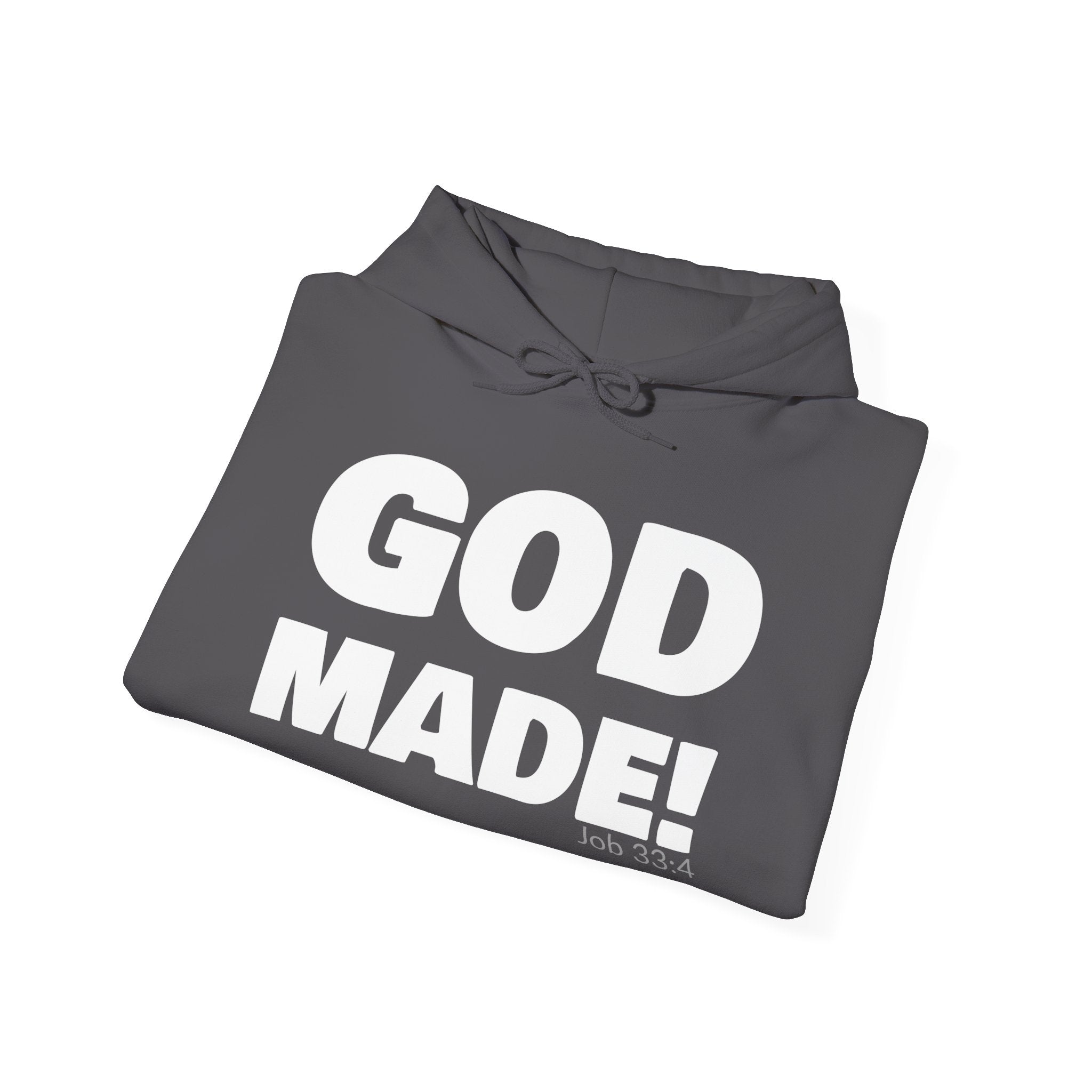 GOD MADE! Collection | Hoodie | (Job 33:4)