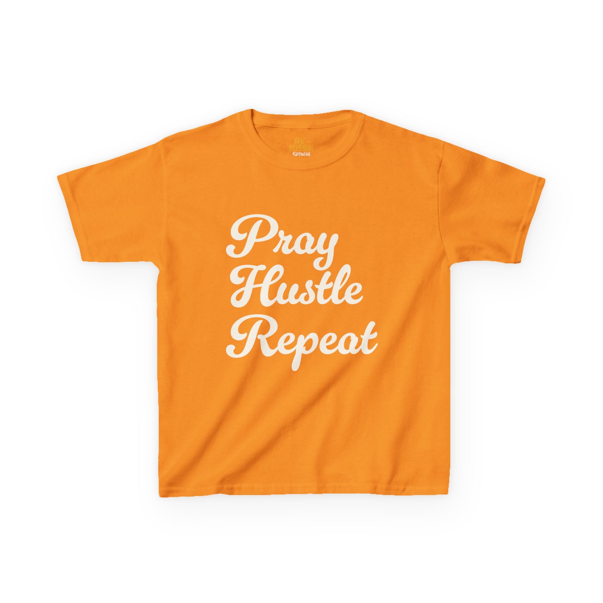 Pray Hustle Repeat | Kids Tee | Gen-BLESSED! Kidswear Collection