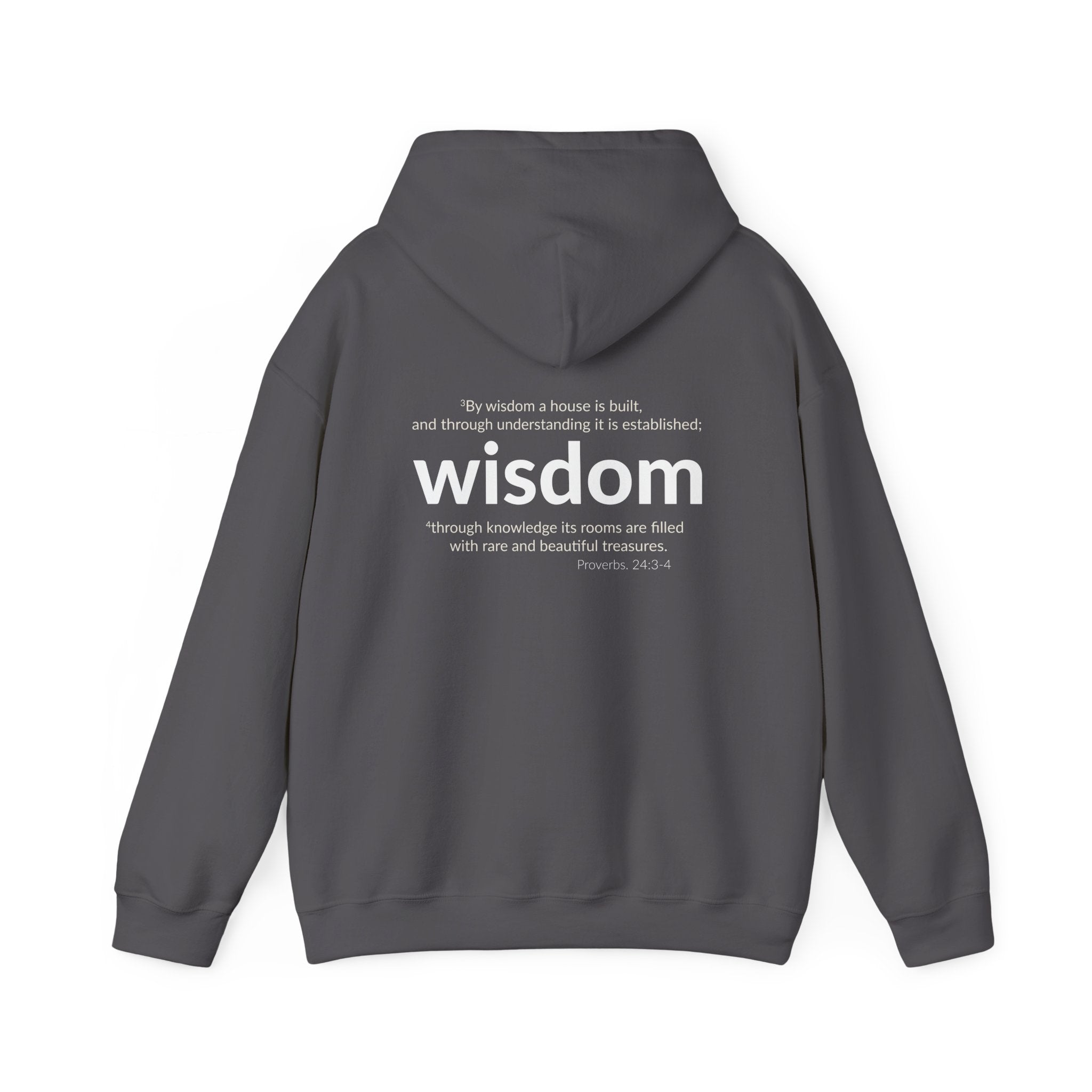 WISDOM | Faithware Collection – Hoodie | (Proverbs 24:3-4)