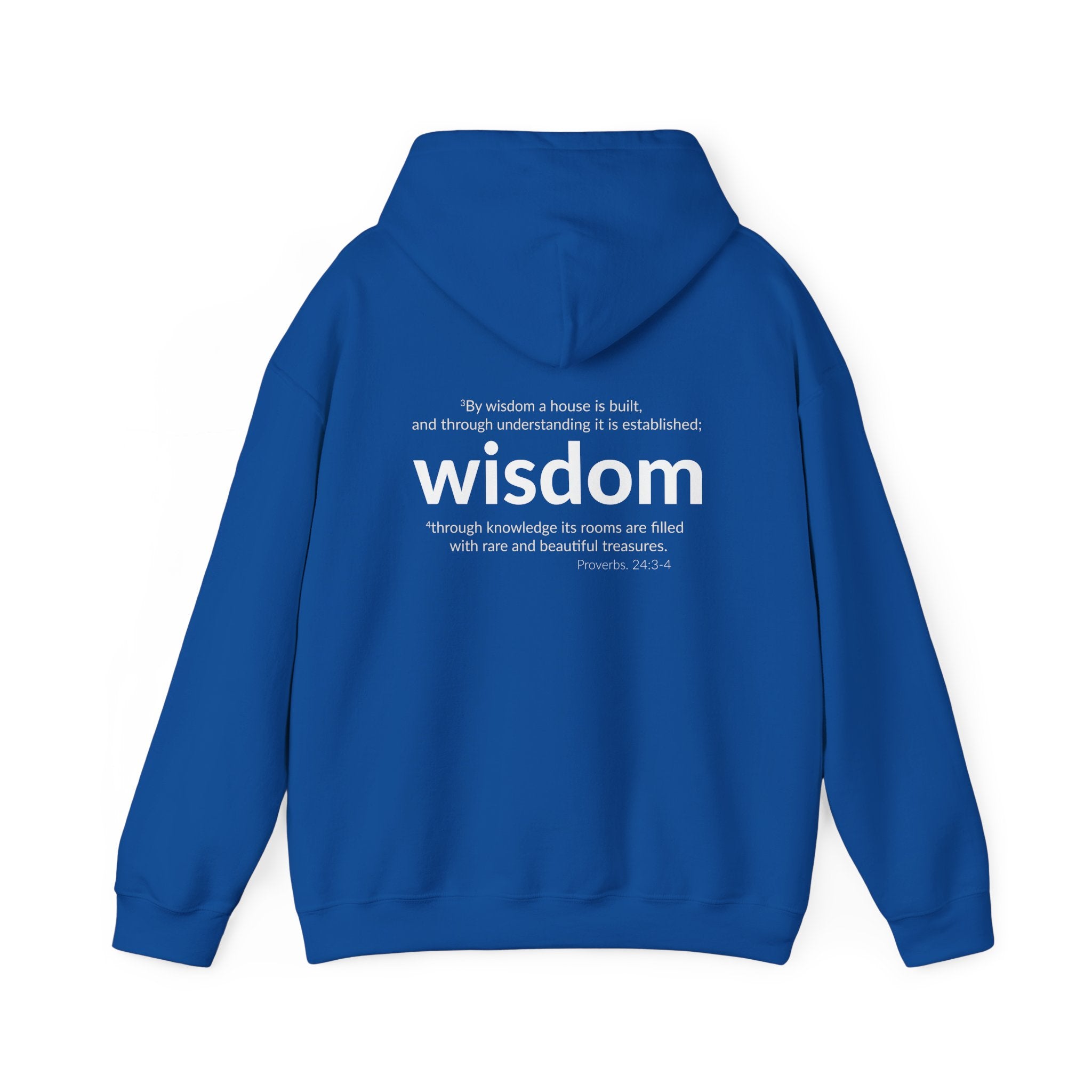 WISDOM | Faithware Collection – Hoodie | (Proverbs 24:3-4)