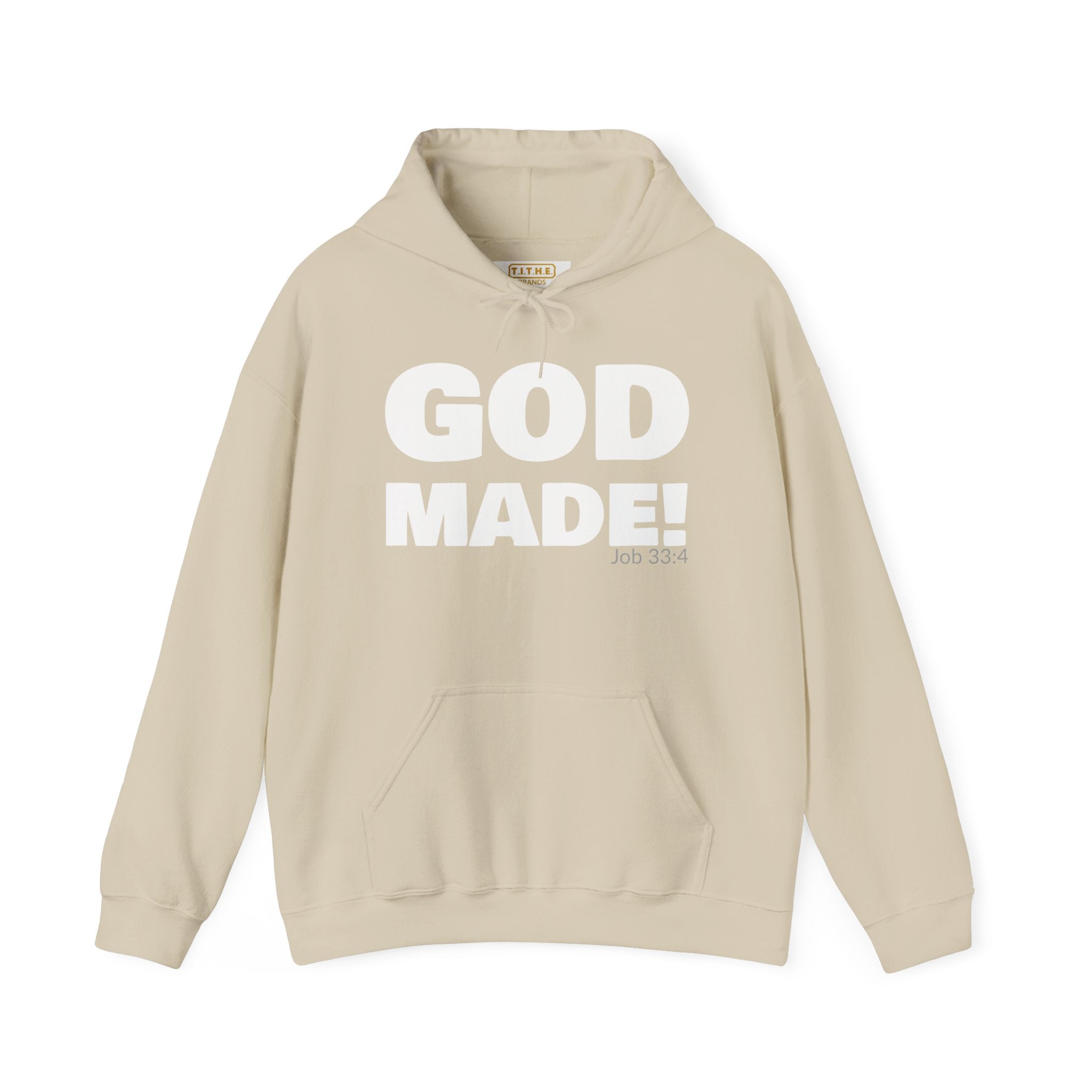 GOD MADE! Collection | Hoodie | (Job 33:4)