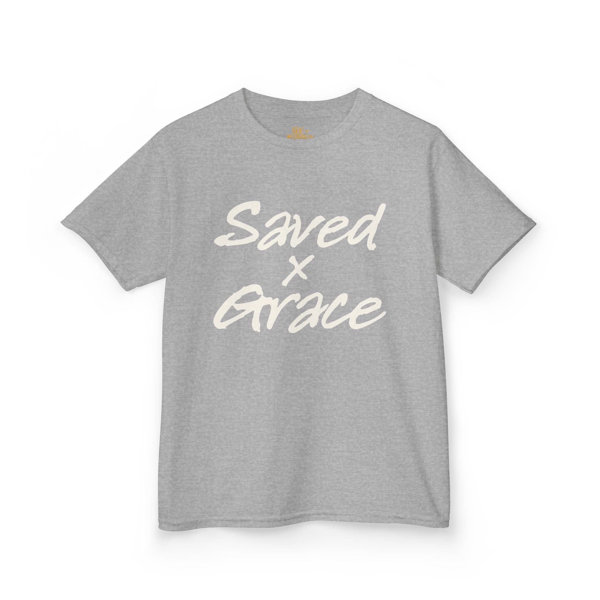 Saved x Grace | Kids Tee | Motivational Kids Shirt, Gifts for Young Dreamers, Casual Kids Clothing, Back to School Tee, Kids Hustle Tee