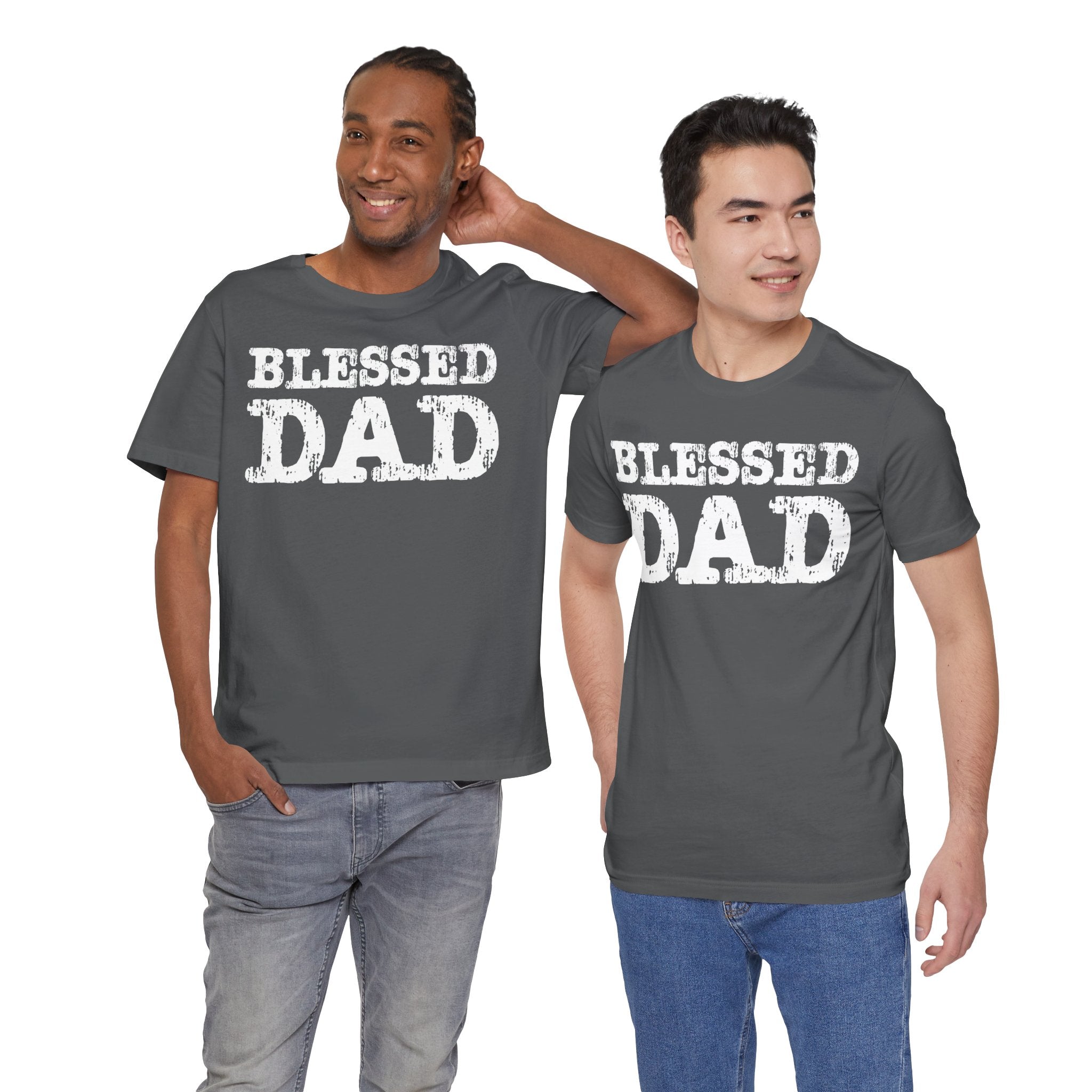 Blessed Dad Unisex Tee, Father's Day Gift, Dad Birthday Shirt, Casual Wear for Dads, Family Reunion Apparel, Comfortable T-Shirt