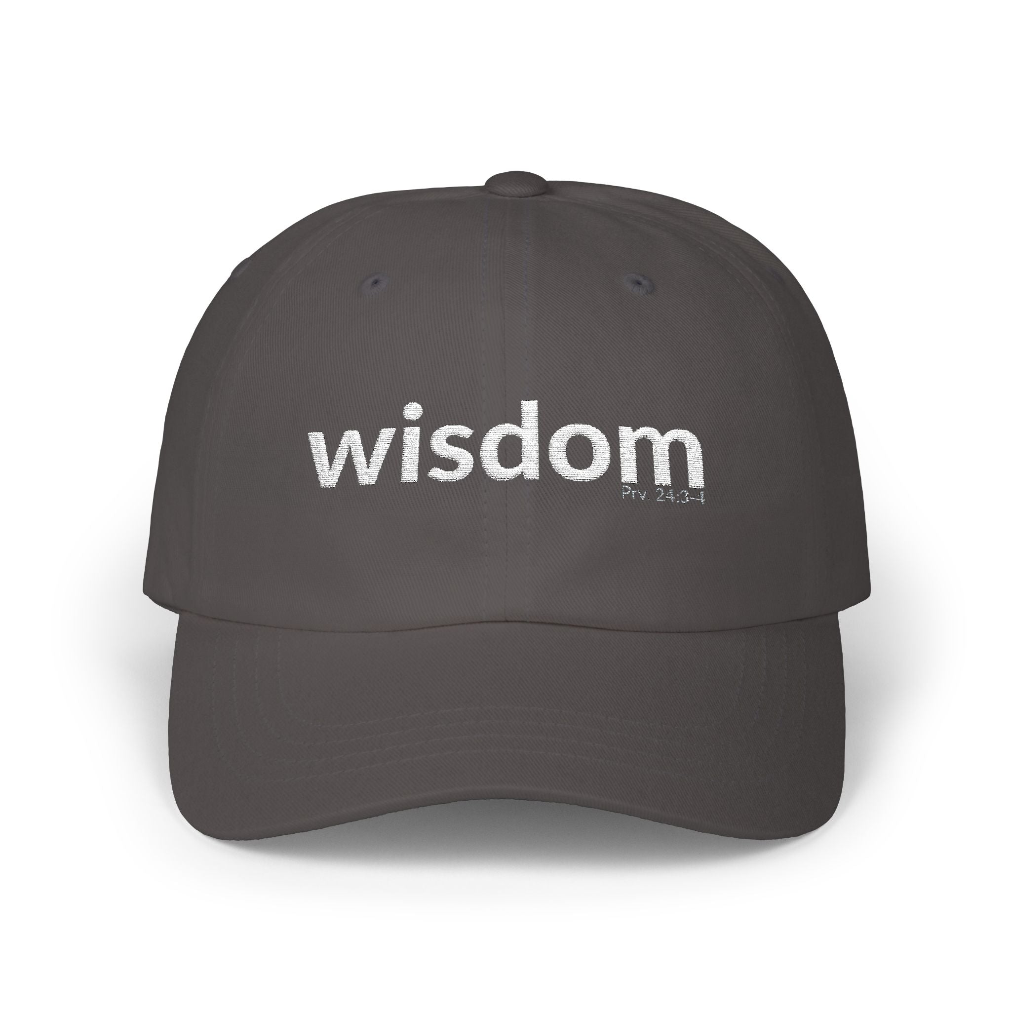 WISDOM Faithware Collection | Cap | (white text)