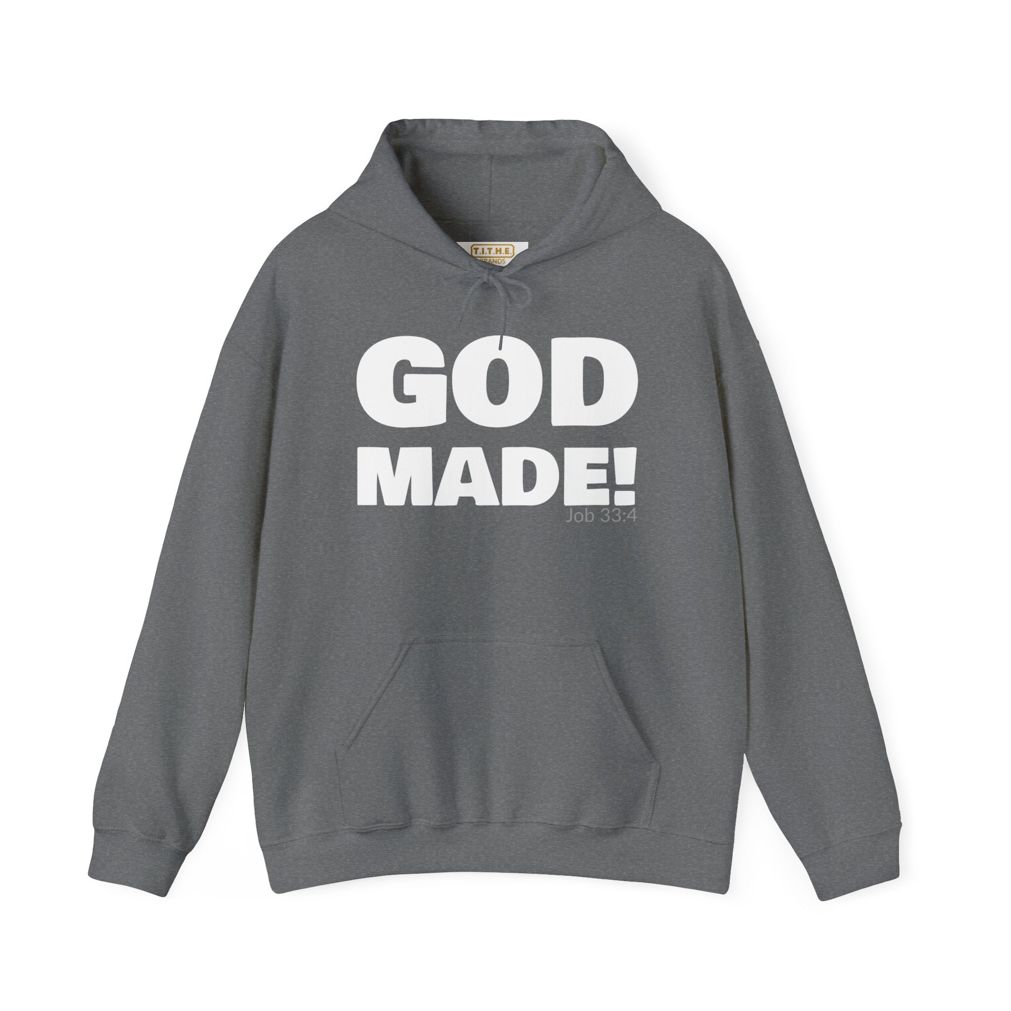 GOD MADE! Collection | Hoodie | (Job 33:4)