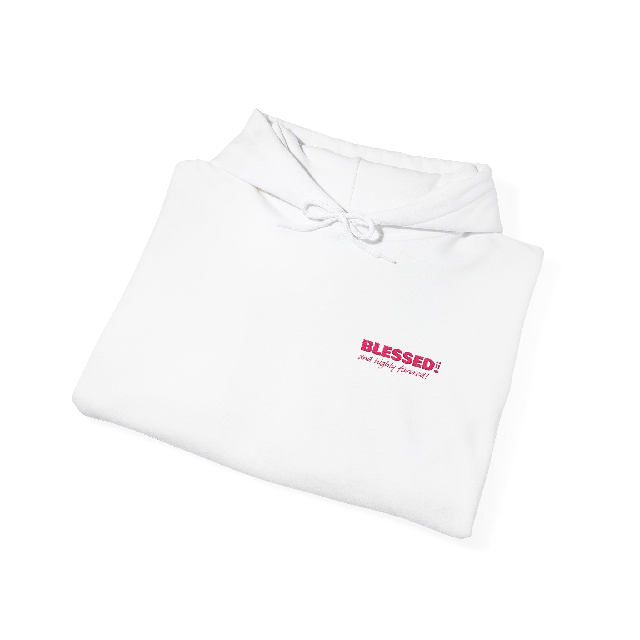 BLESSED! And Highly Favored Collection | Embroidered Hoodie |