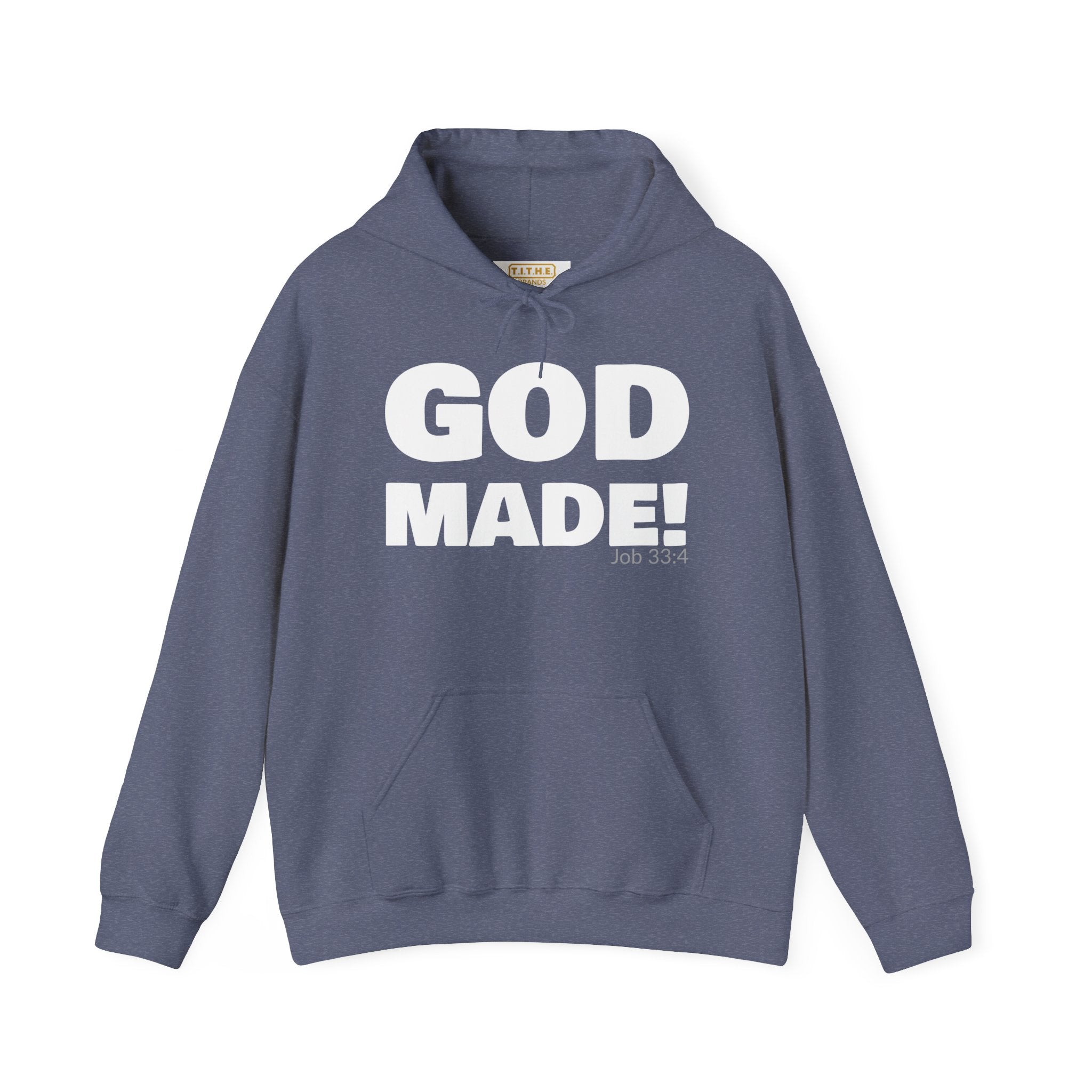 GOD MADE! Collection | Hoodie | (Job 33:4)