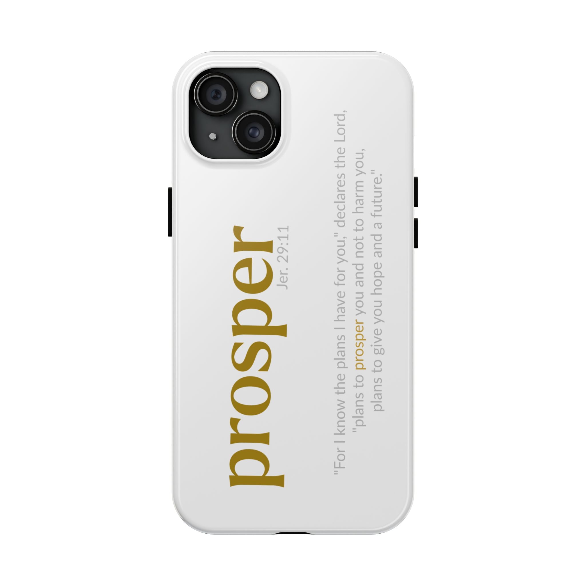 PROSPER 29:11 COLLECTION | Tough Phone Case | (Jeremiah 29:11)