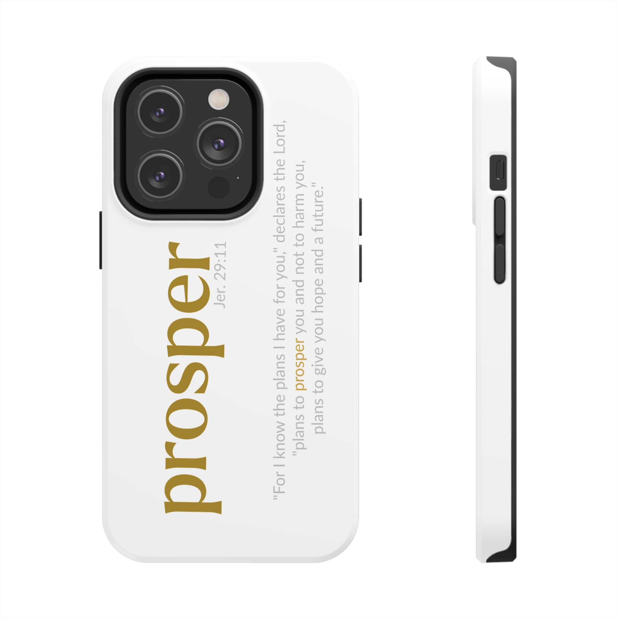 PROSPER 29:11 COLLECTION | Tough Phone Case | (Jeremiah 29:11)