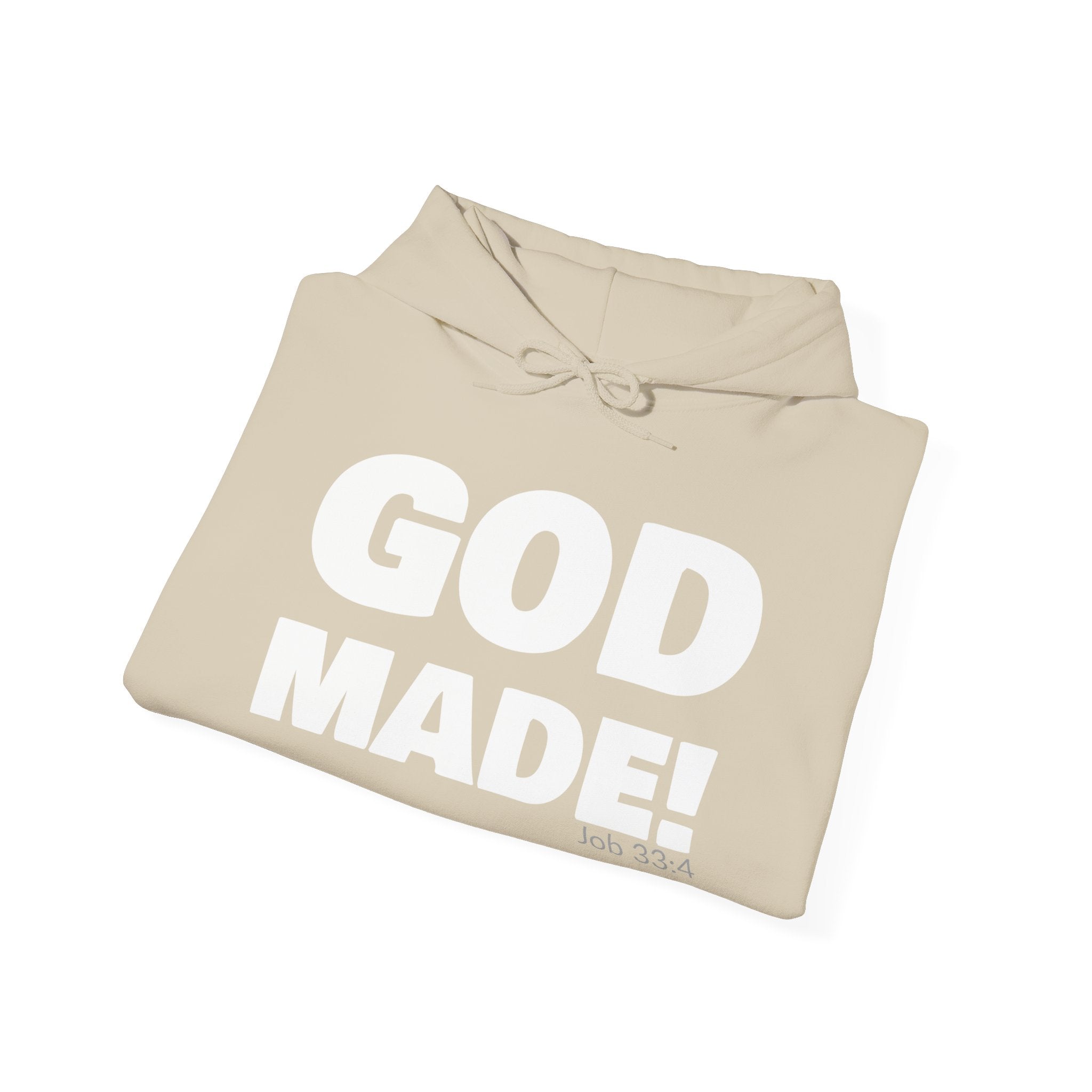 GOD MADE! Collection | Hoodie | (Job 33:4)