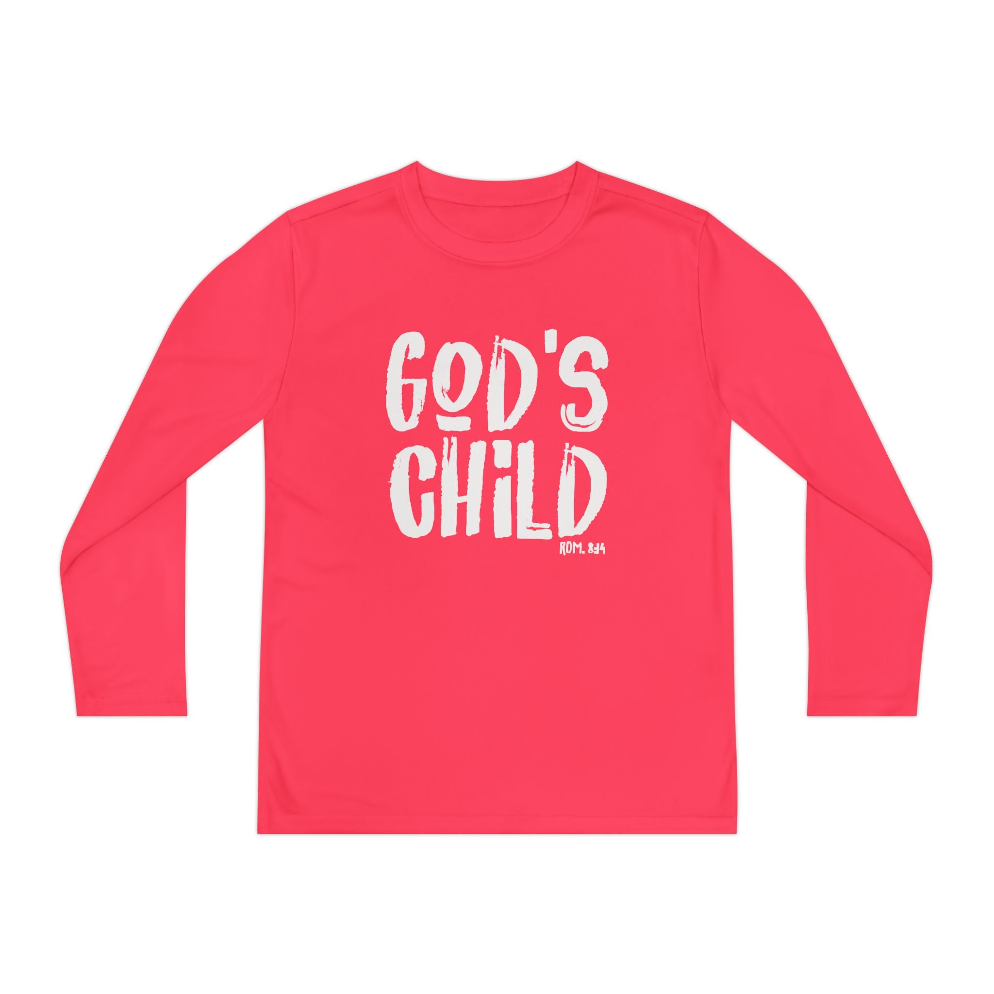 GOD'S CHILD! Collection | Youth Long Sleeve Tee | (Romans 8:14)