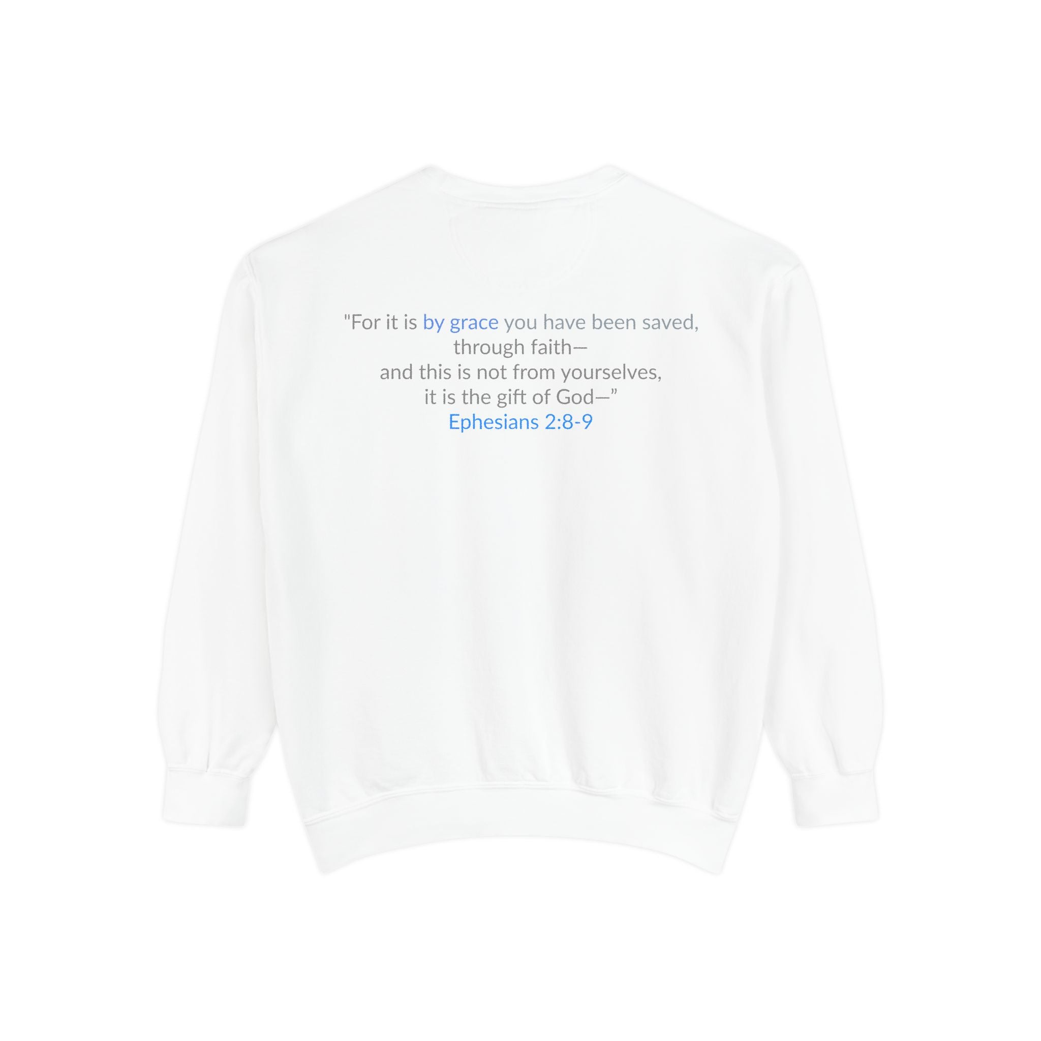 SAVED x GRACE Faithware Collection Unisex Sweatshirt | (Ephesians 2:8)