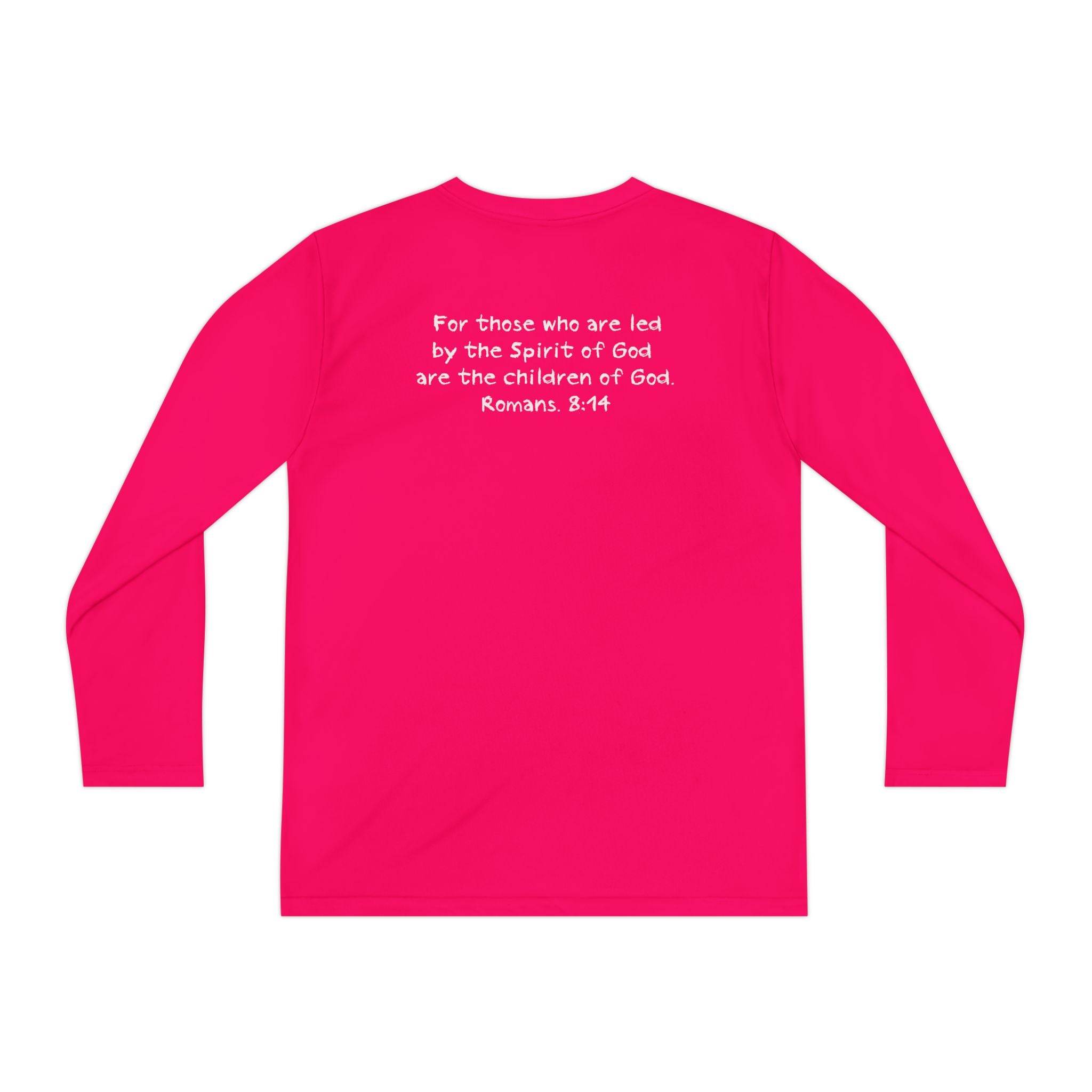 GOD'S CHILD! Collection | Youth Long Sleeve Tee | (Romans 8:14) - Pastel