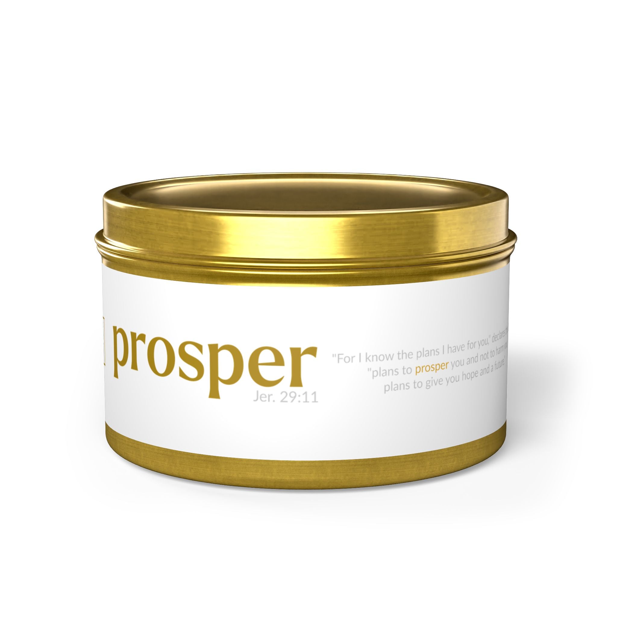 The PROSPER 29:11 Collection | Soy Aromatherapy Tin Travel Candles |
