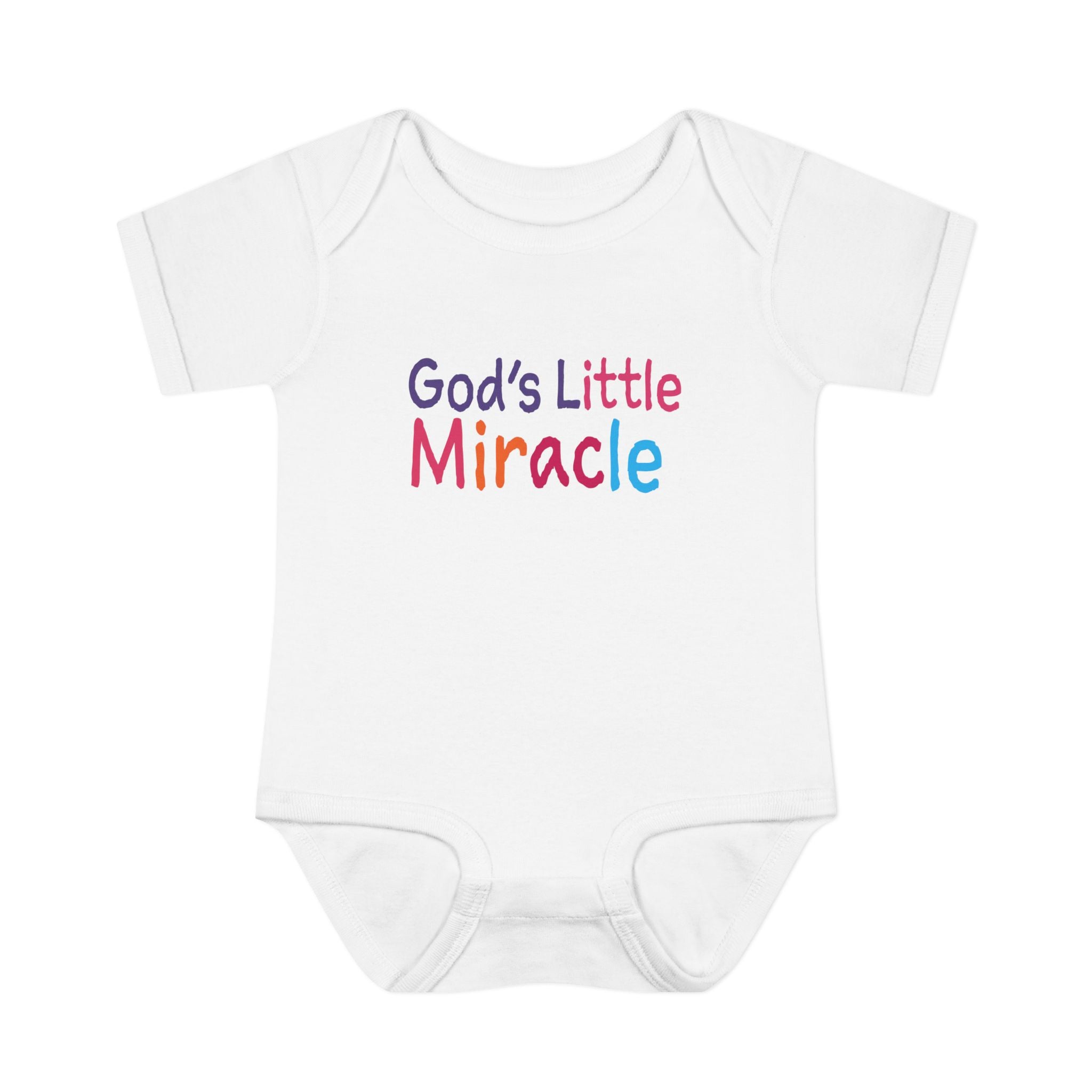 God's Little Miracle | Infant Bodysuit - God's Little Miracle Baby Rib Bodysuit