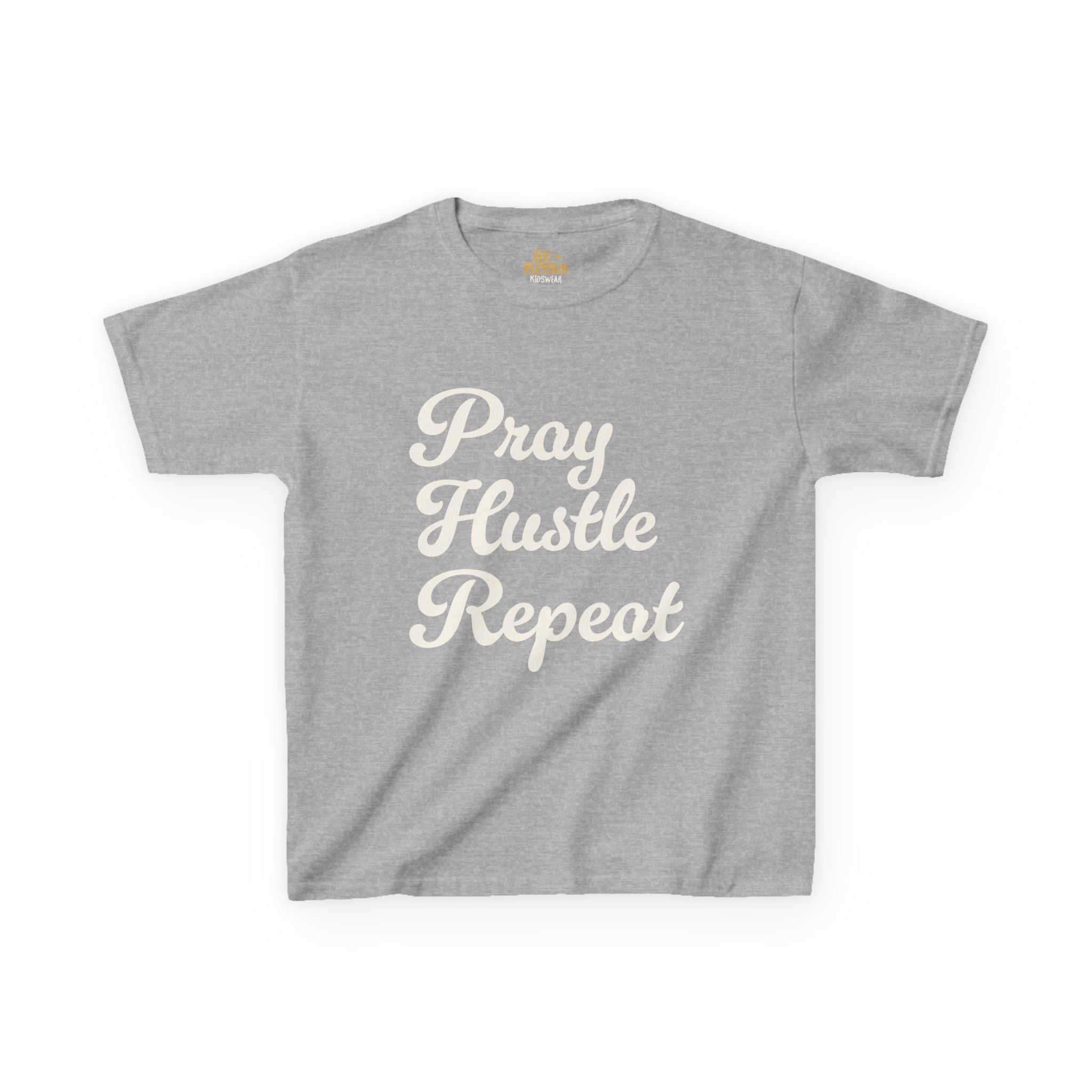 Pray Hustle Repeat | Kids Tee | Gen-BLESSED! Kidswear Collection