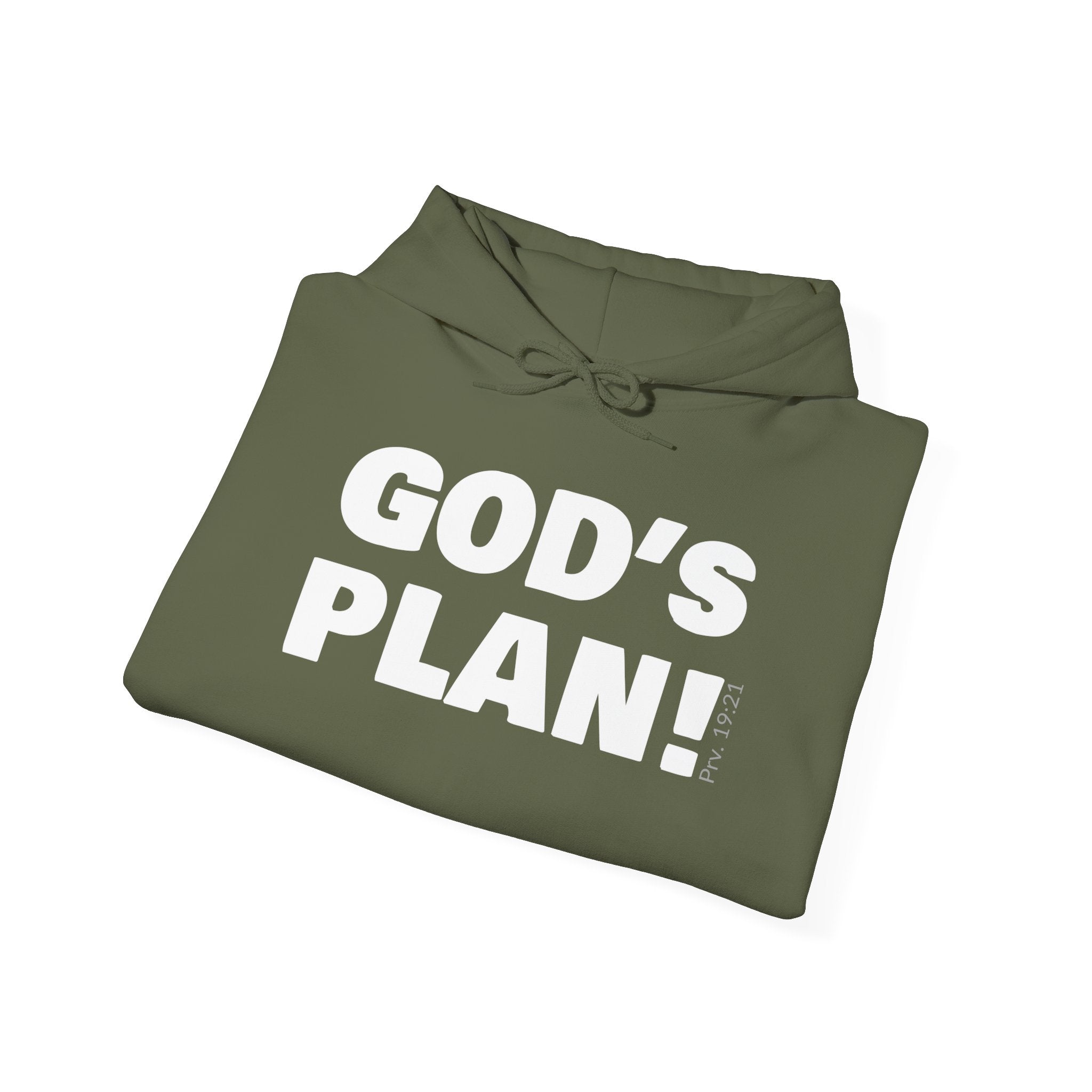 GOD'S PLAN! Collection | Unisex Hoodie | (Proverbs 19:21 )