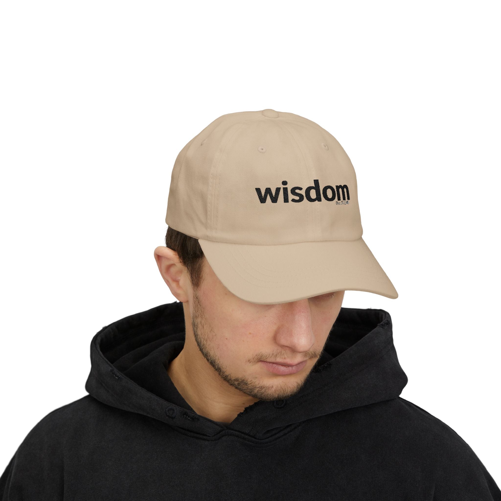 WISDOM Faithware Collection – Cap | (black text)