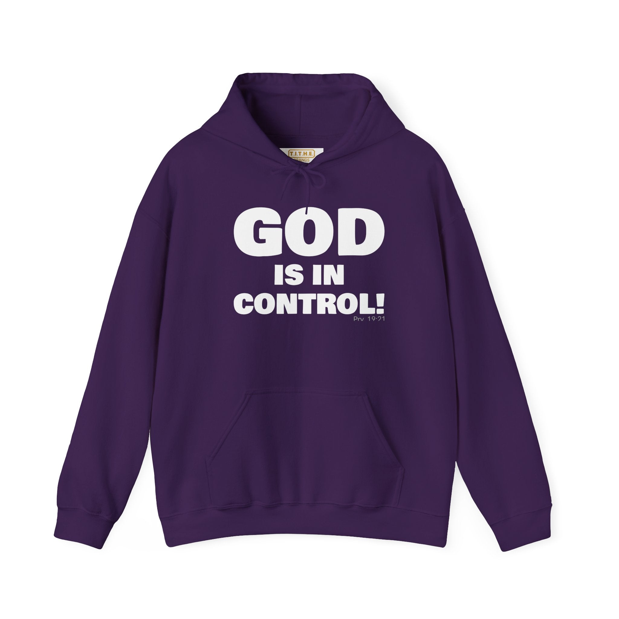 GOD IS IN CONTROL! | Hoodie | (Proverbs 19:21)