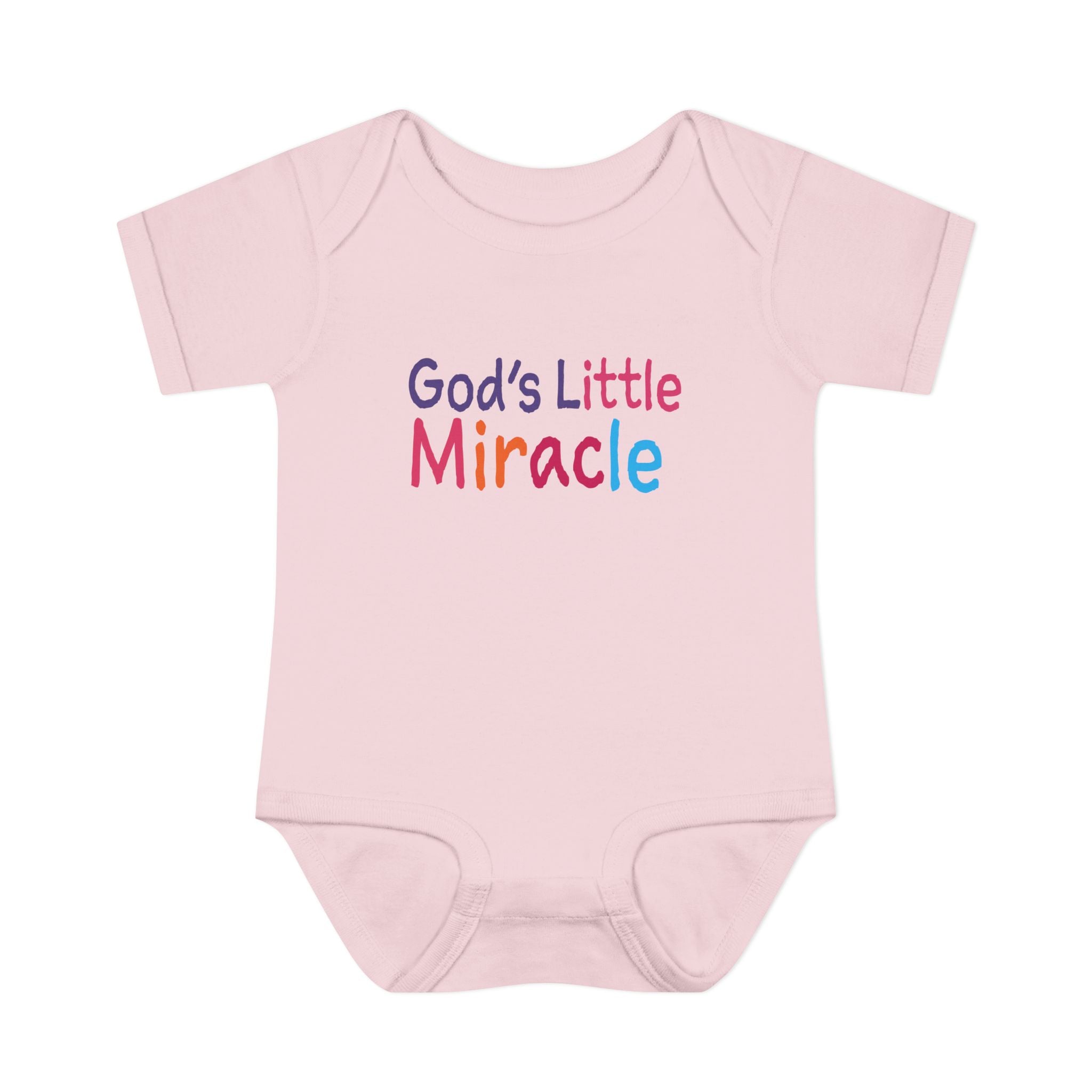 God's Little Miracle | Infant Bodysuit - God's Little Miracle Baby Rib Bodysuit