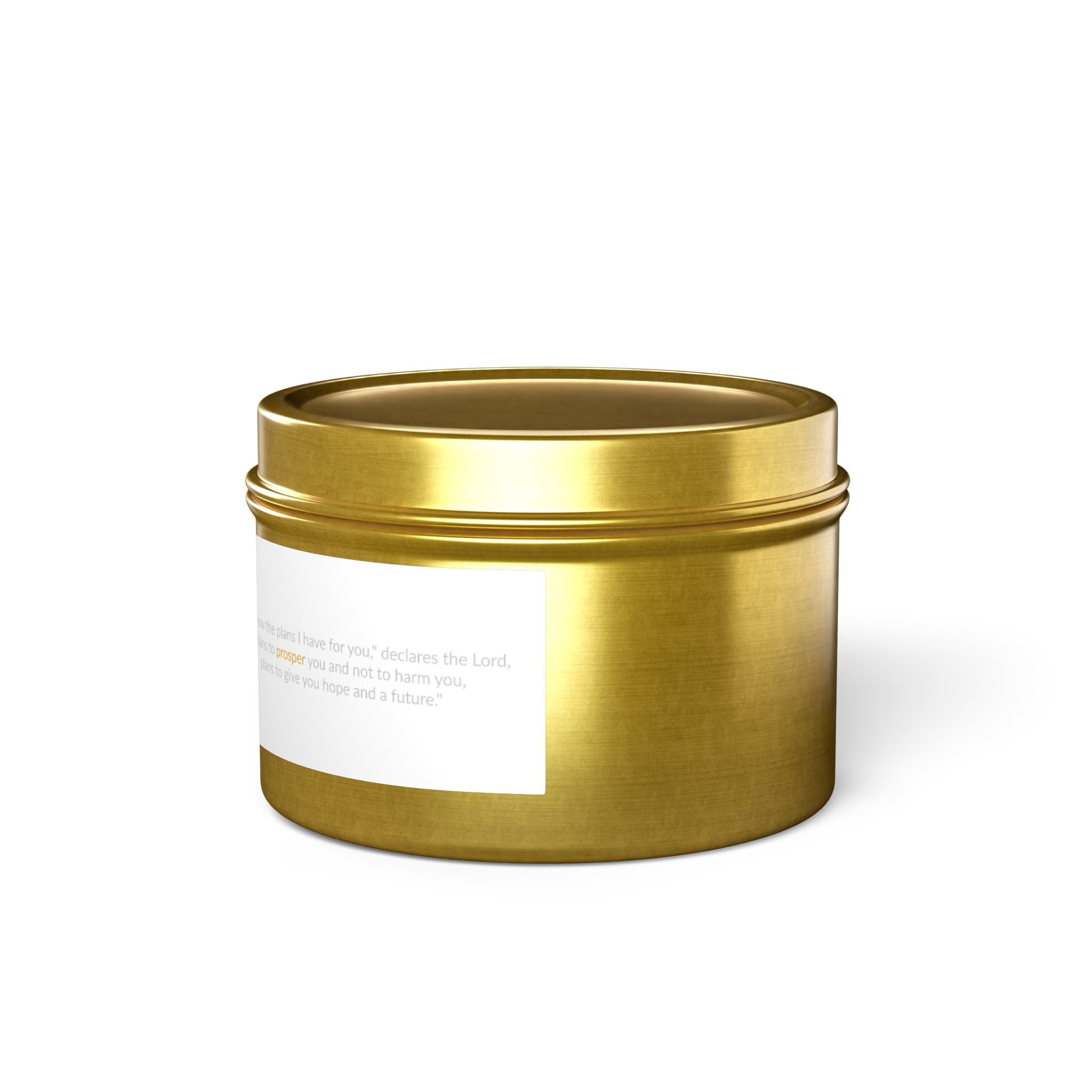 The PROSPER 29:11 Collection | Soy Aromatherapy Tin Travel Candles |