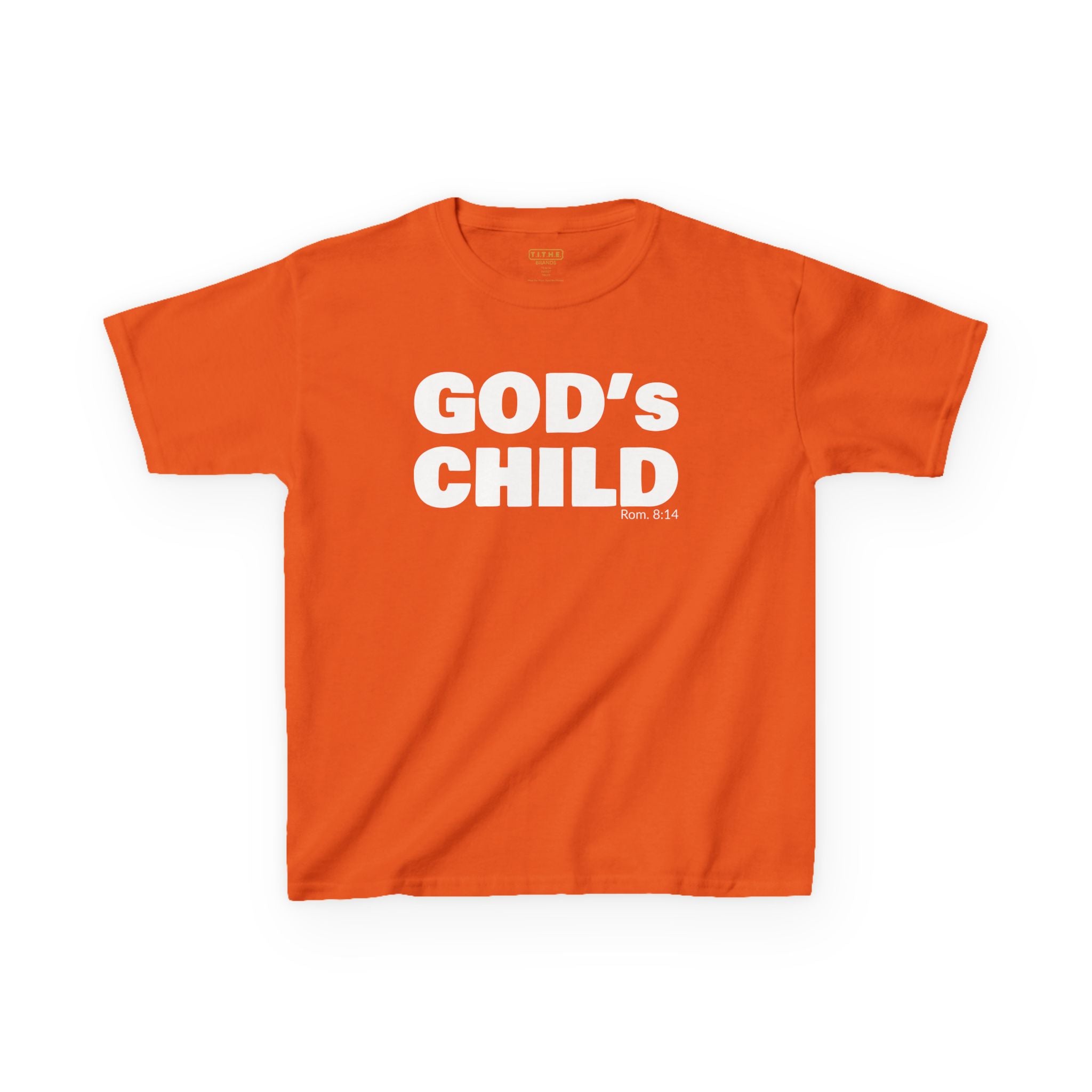 GOD'S CHILD! Collection | Inspirational Youth Tee-Shirt | (Romans 8:14)
