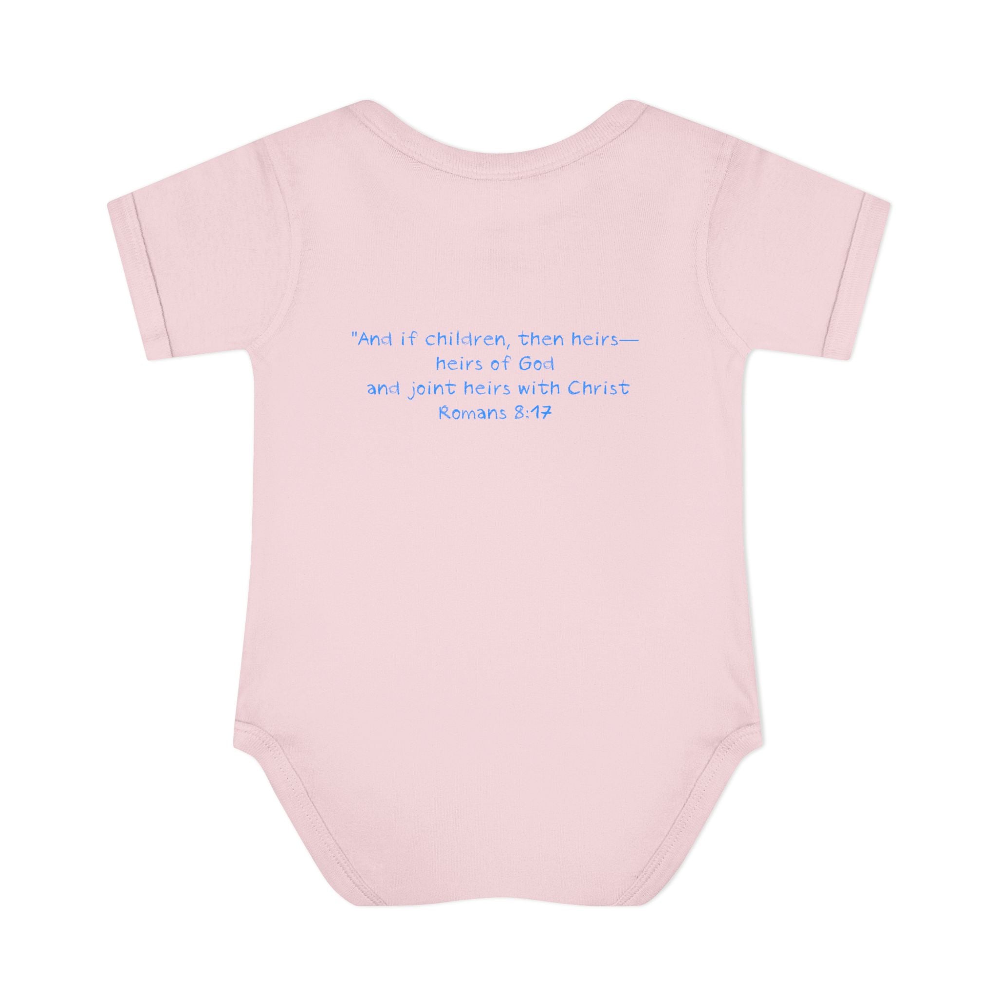 KINGDOM KID | Infant Bodysuit | Baby Heirs Collection (Romans 8:17)