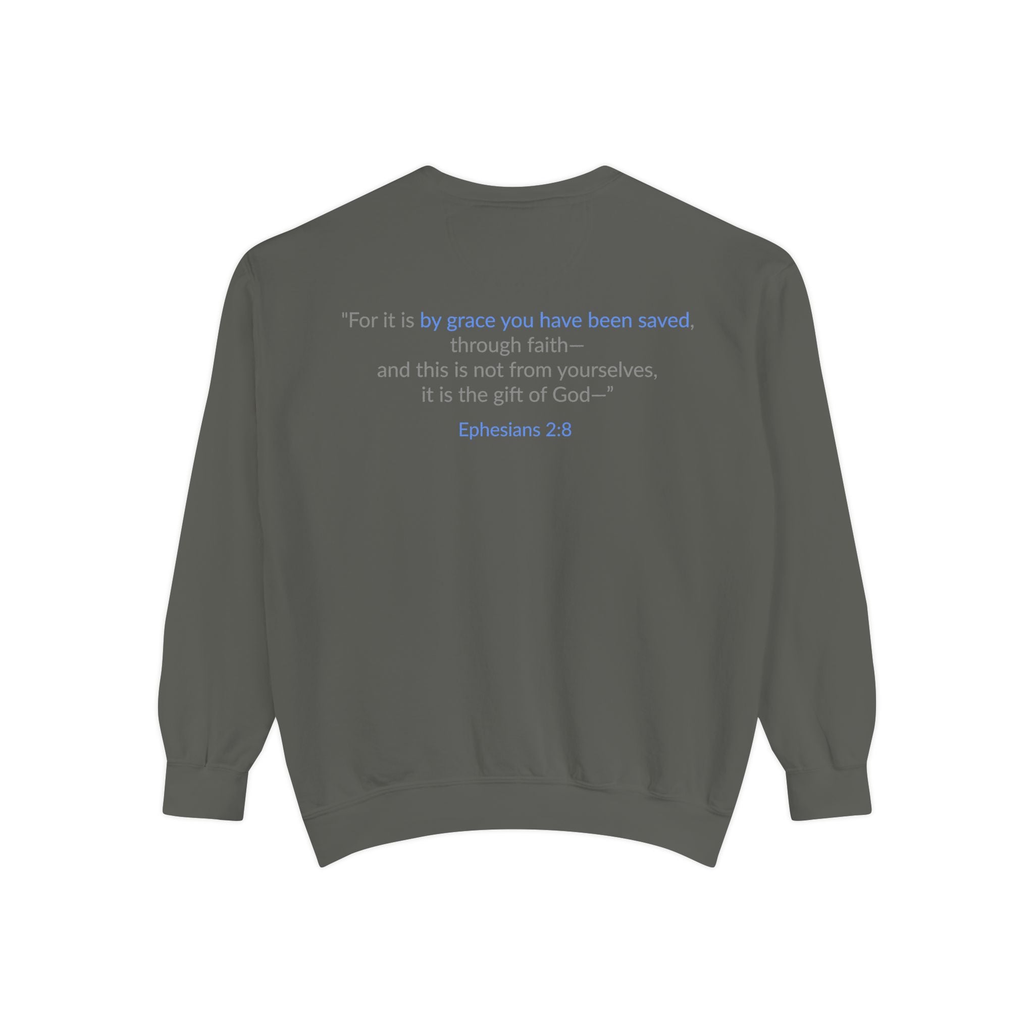 SAVED x GRACE Faithware Collection Unisex Sweatshirt | (Ephesians 2:8)